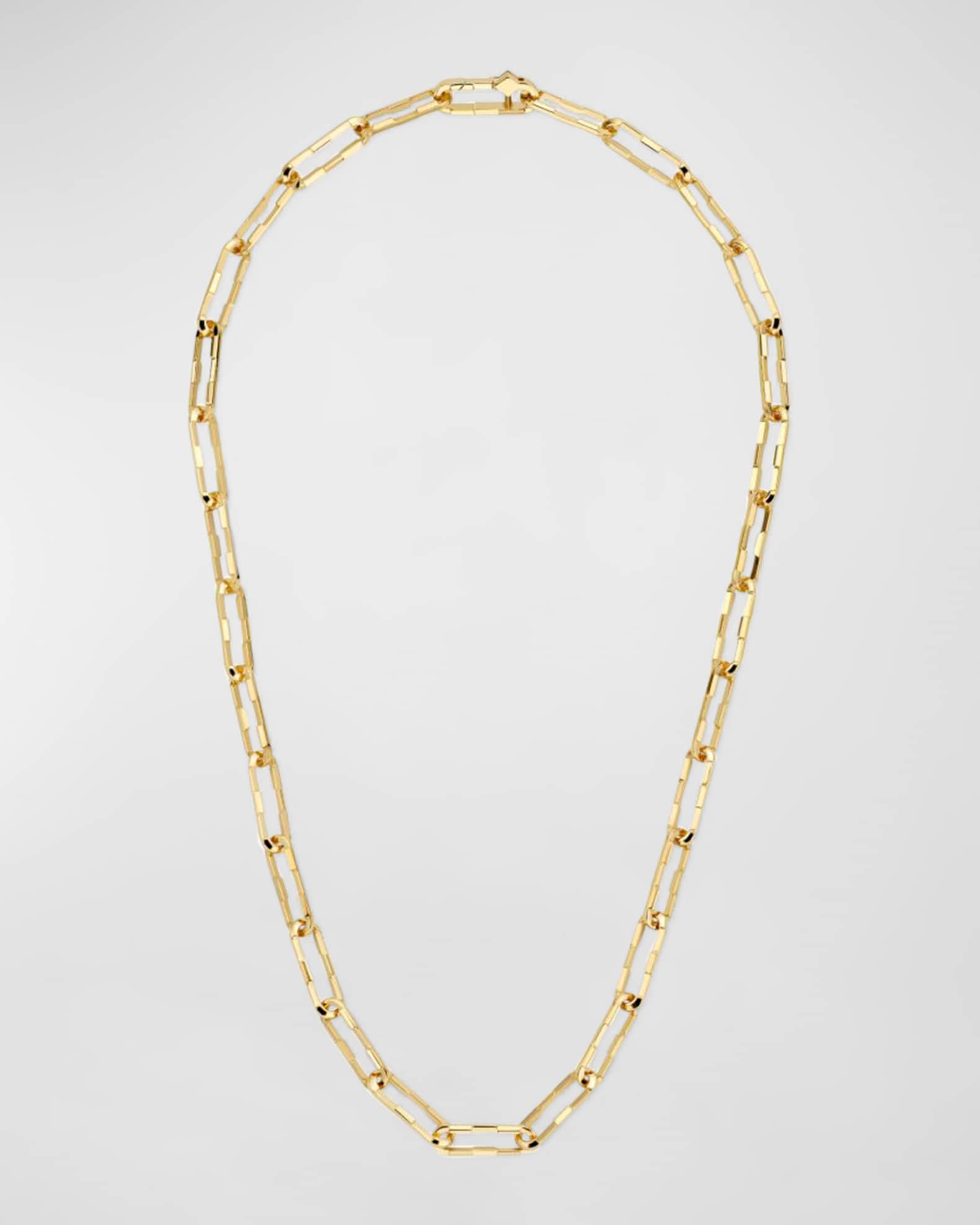 Link to Love Chain Necklace in 18k Yellow Gold, 20"L 0