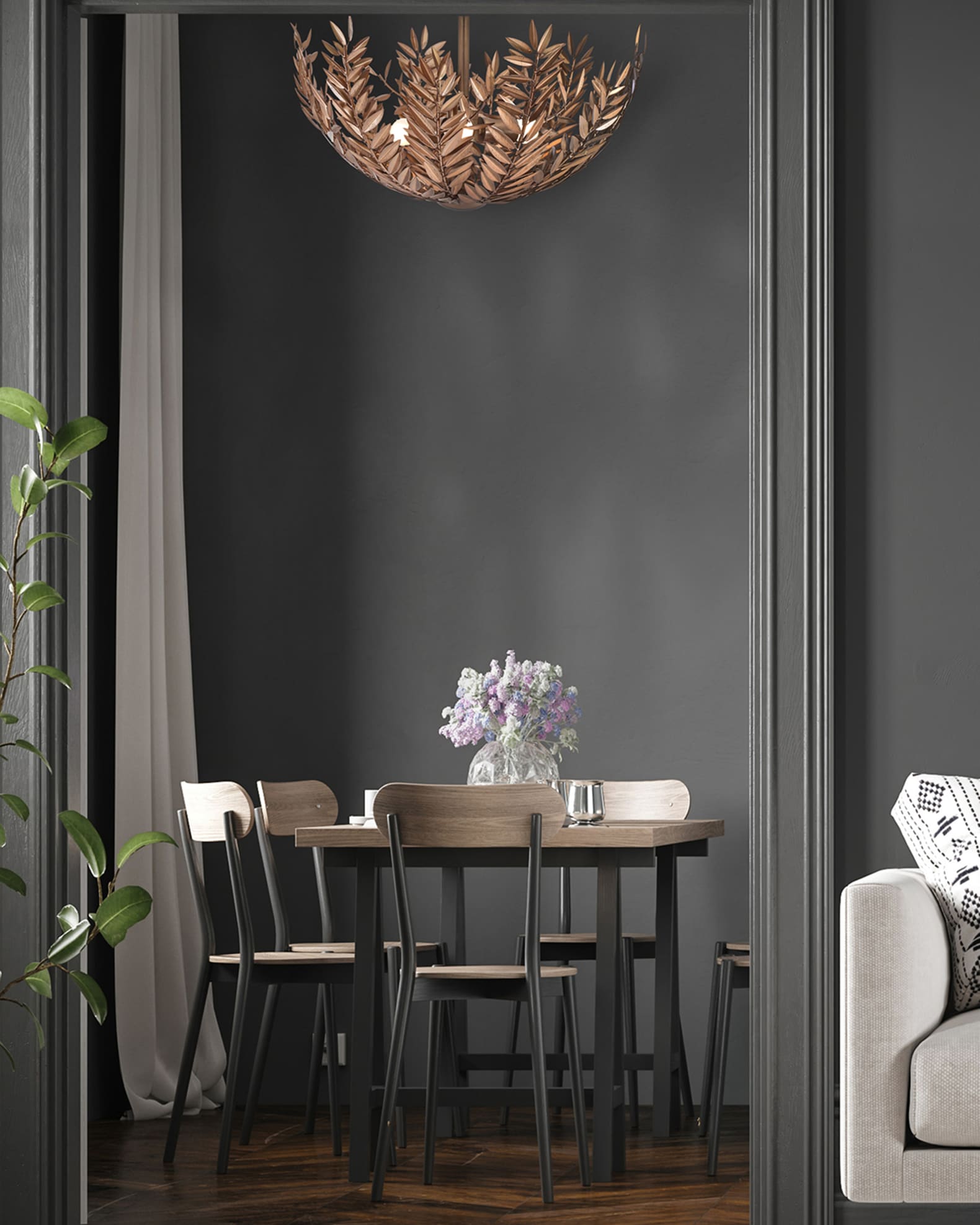 Jalore 22" Semi-Flush Mount  1