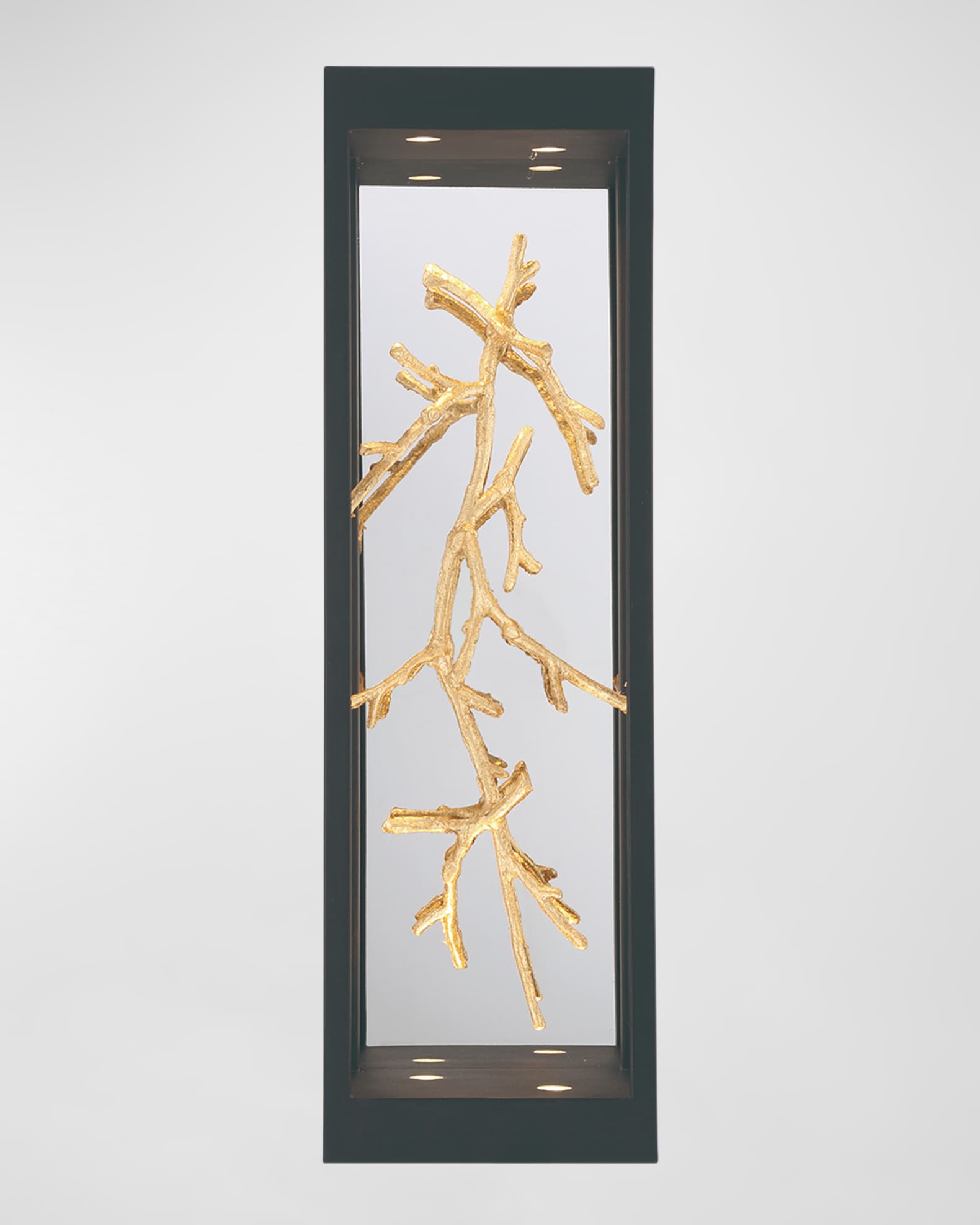 Aerie Gold Indoor/Outdoor LED Sconce  0