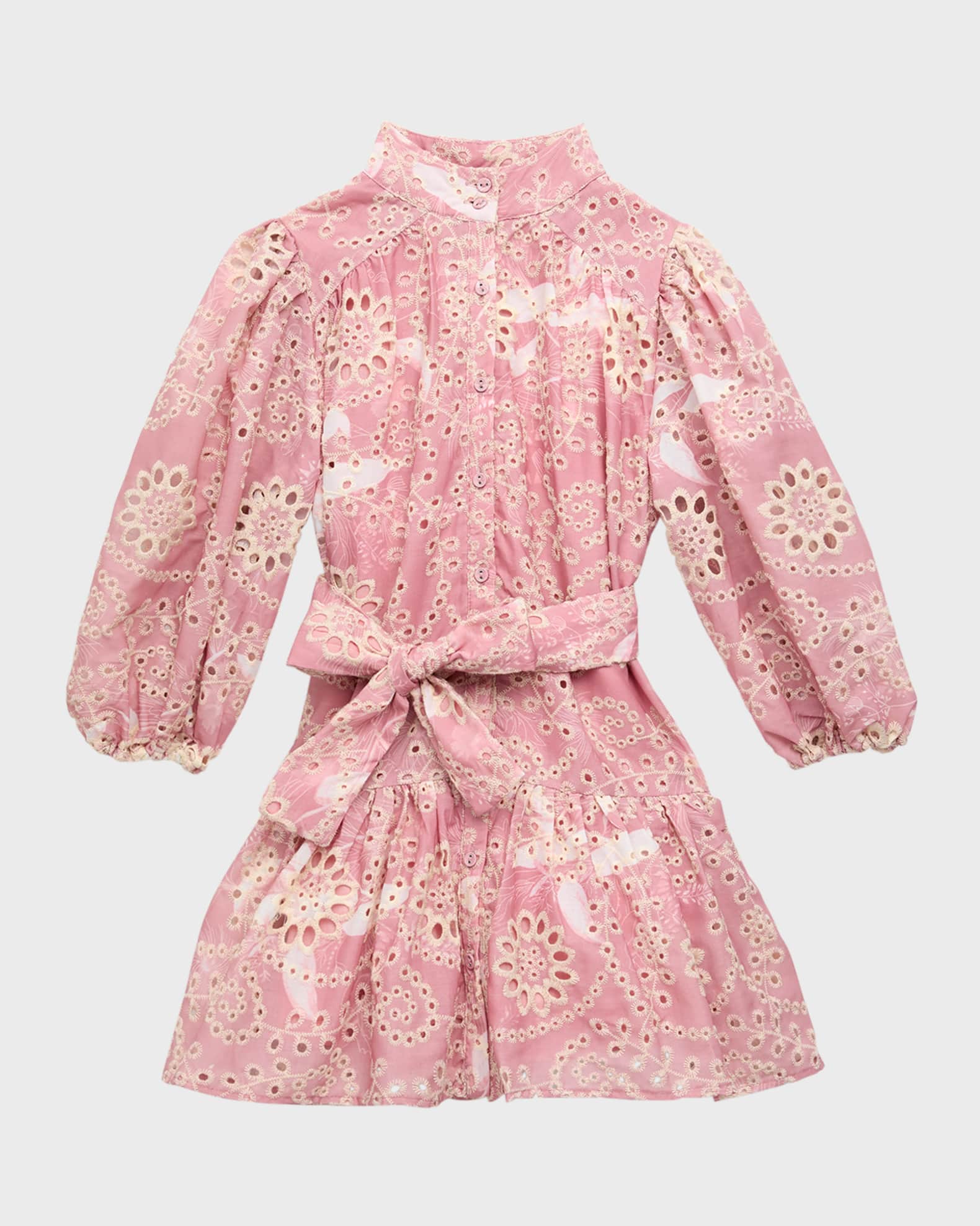 KIDS MINI SHIRT DRESS 4-10 SALTY SPLENDOUR main image 1