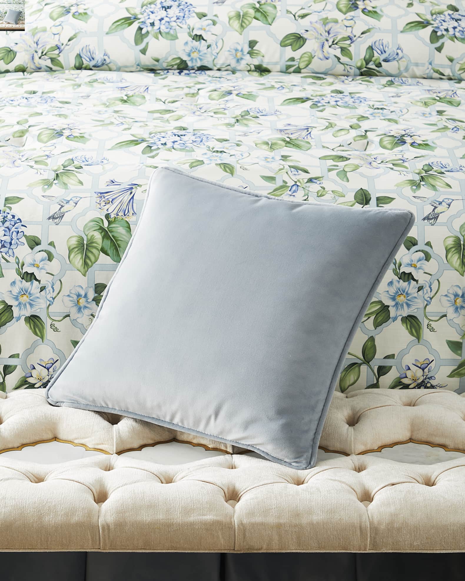 Treillage Velvet Pillow  0