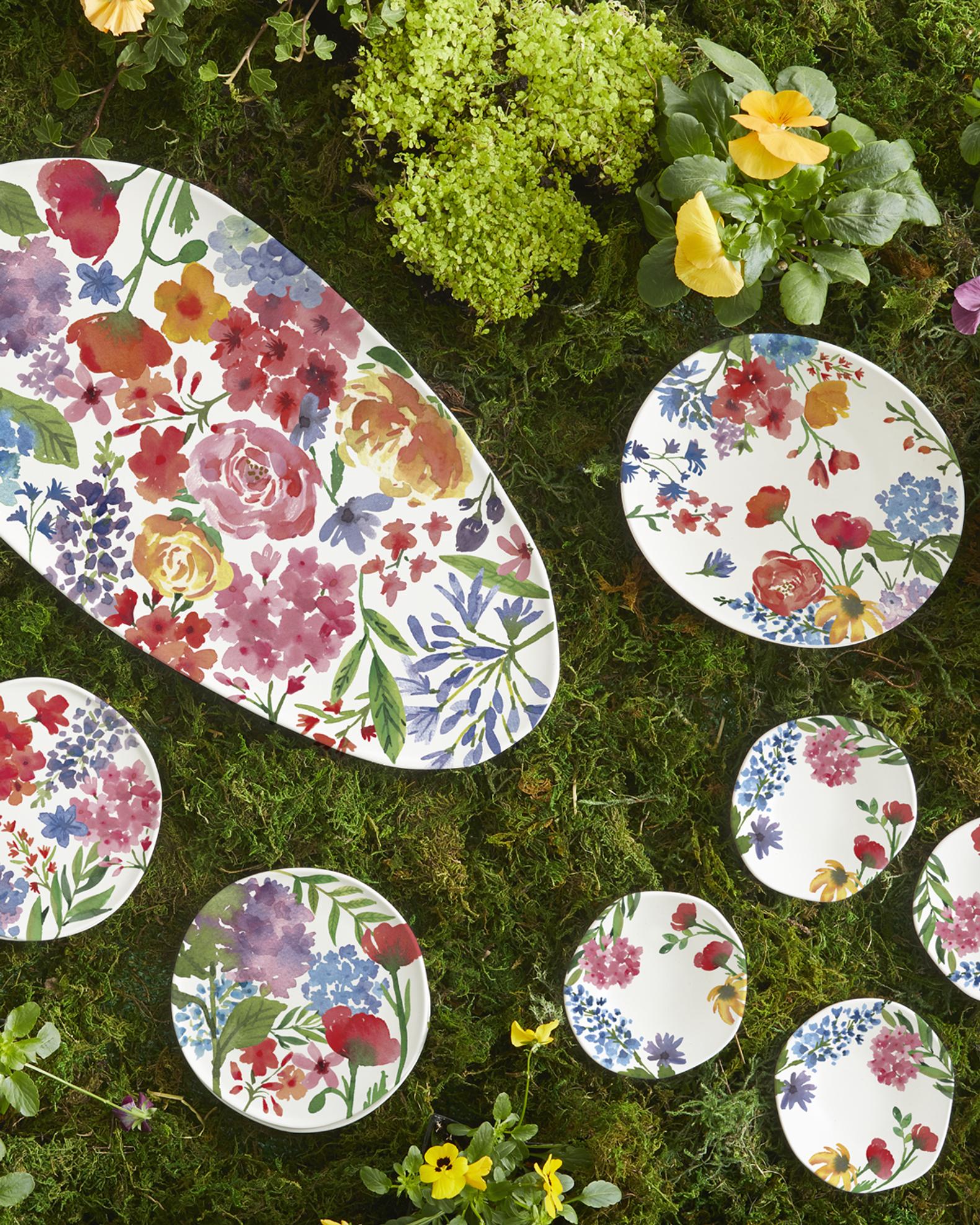 Rosanna Nature's Table Floral Bowls - Set of 2 | Neiman Marcus