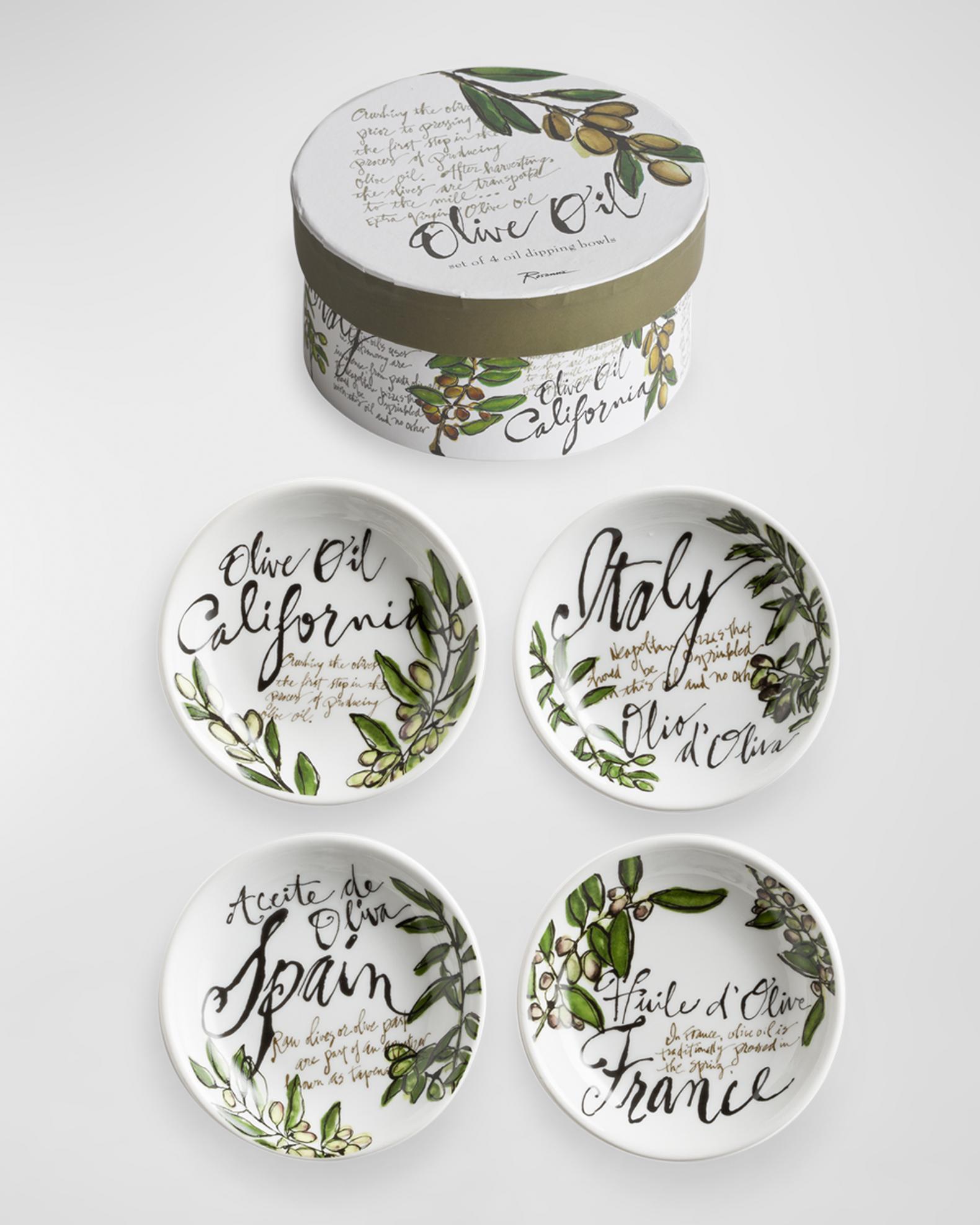 Rosanna Olive Oil Dipping Dishes, Set of 4 Neiman Marcus