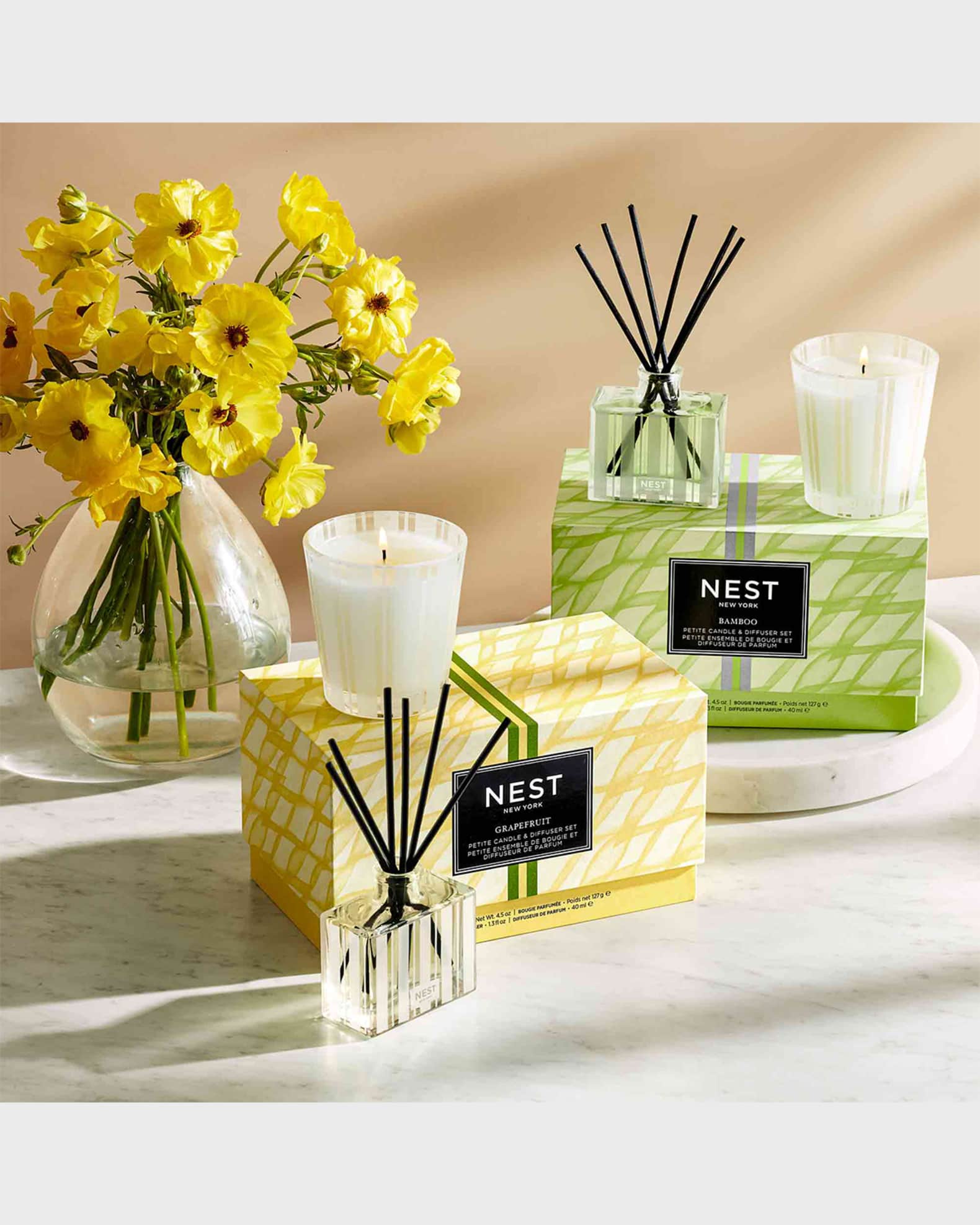 NEST New York Grapefruit Petite Candle and Diffuser Set Neiman Marcus