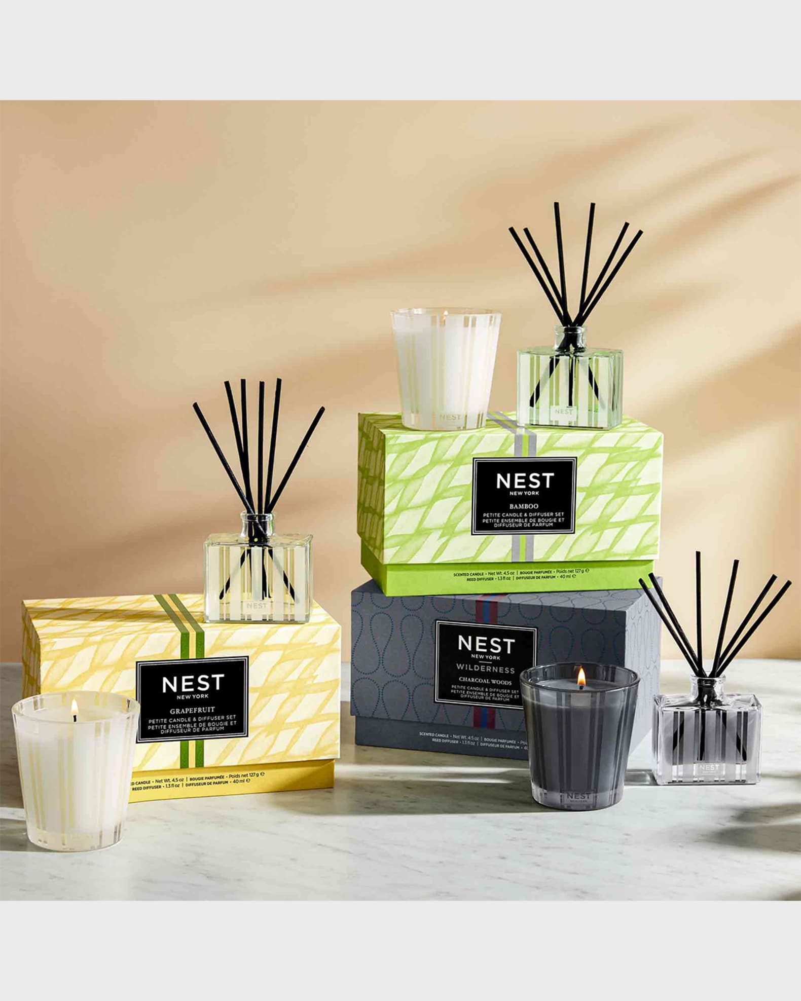 NEST New York Grapefruit Petite Candle and Diffuser Set Neiman Marcus