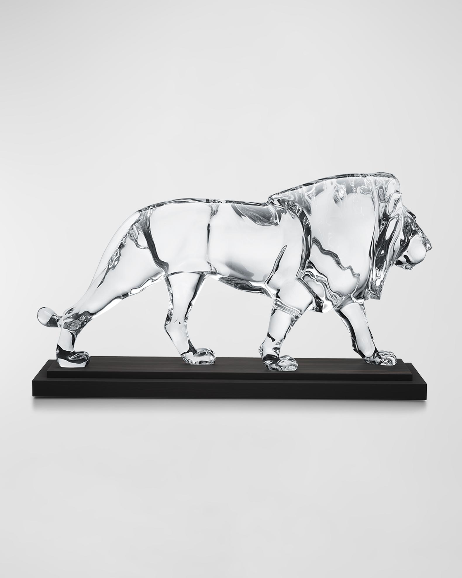 Baccarat Cecil Lion Crystal Figurine, Limited Edition | Neiman Marcus