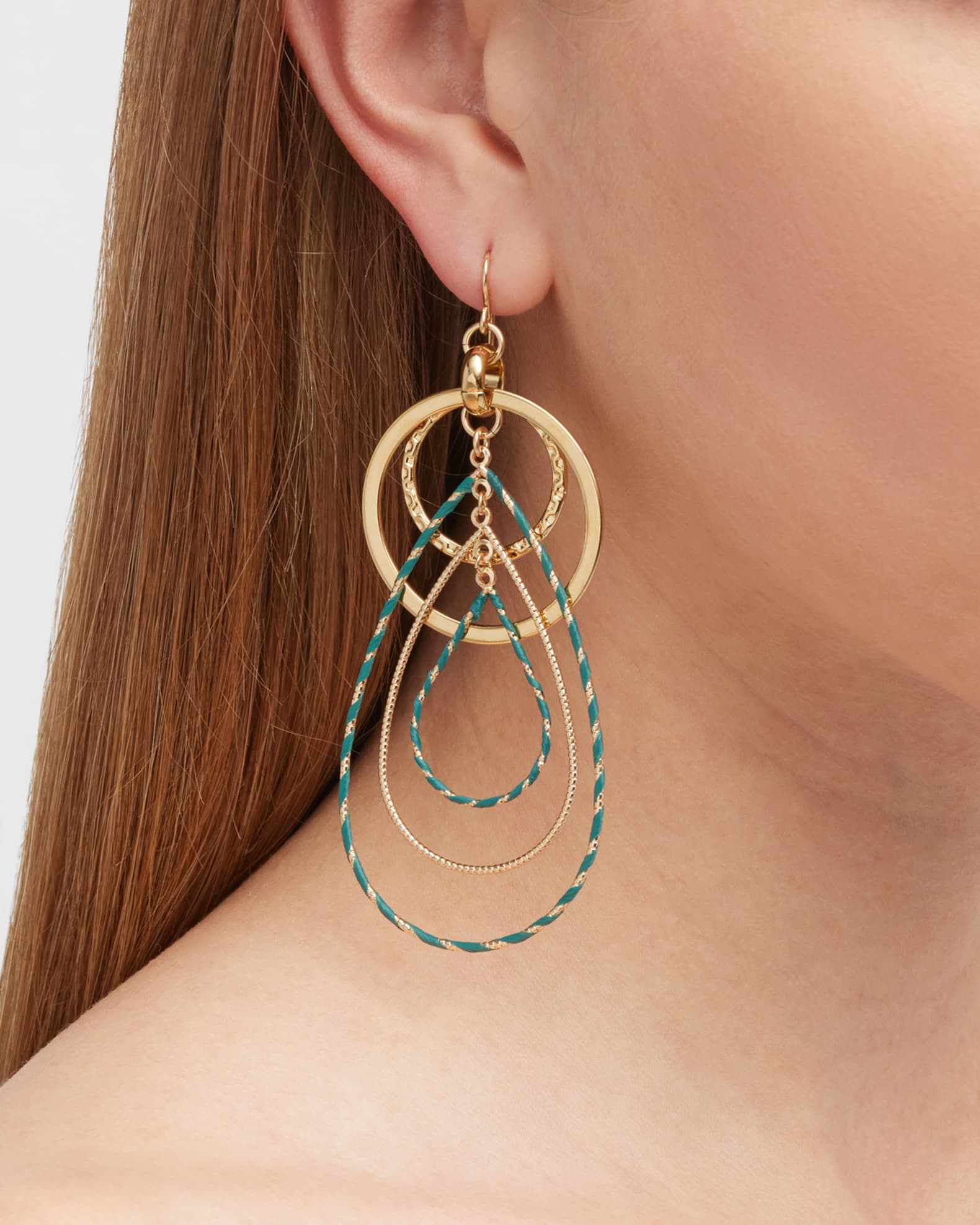 Multi-Link Wrapped Earrings 1