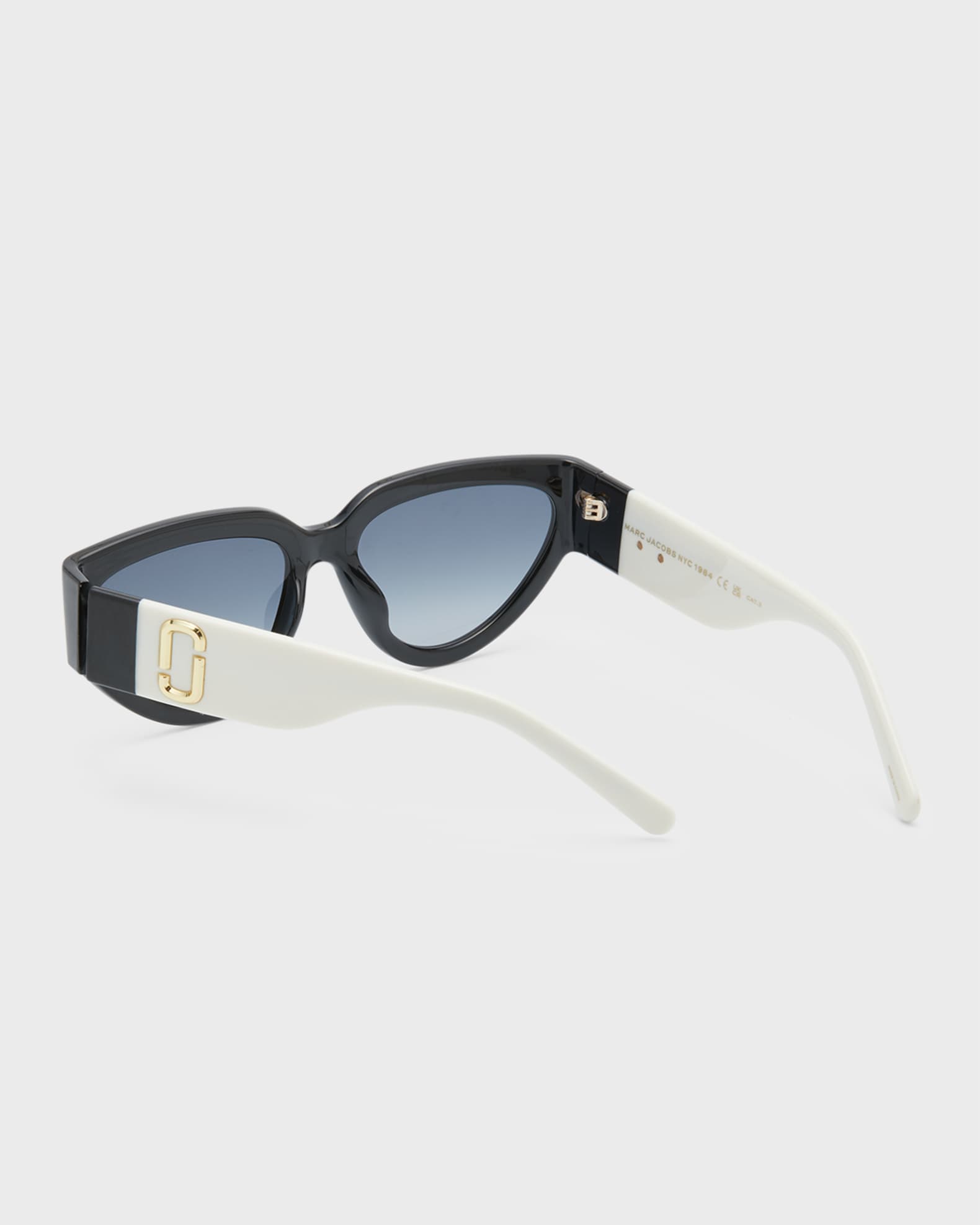 J Marc Logo Plastic Cat-Eye Sunglasses  1