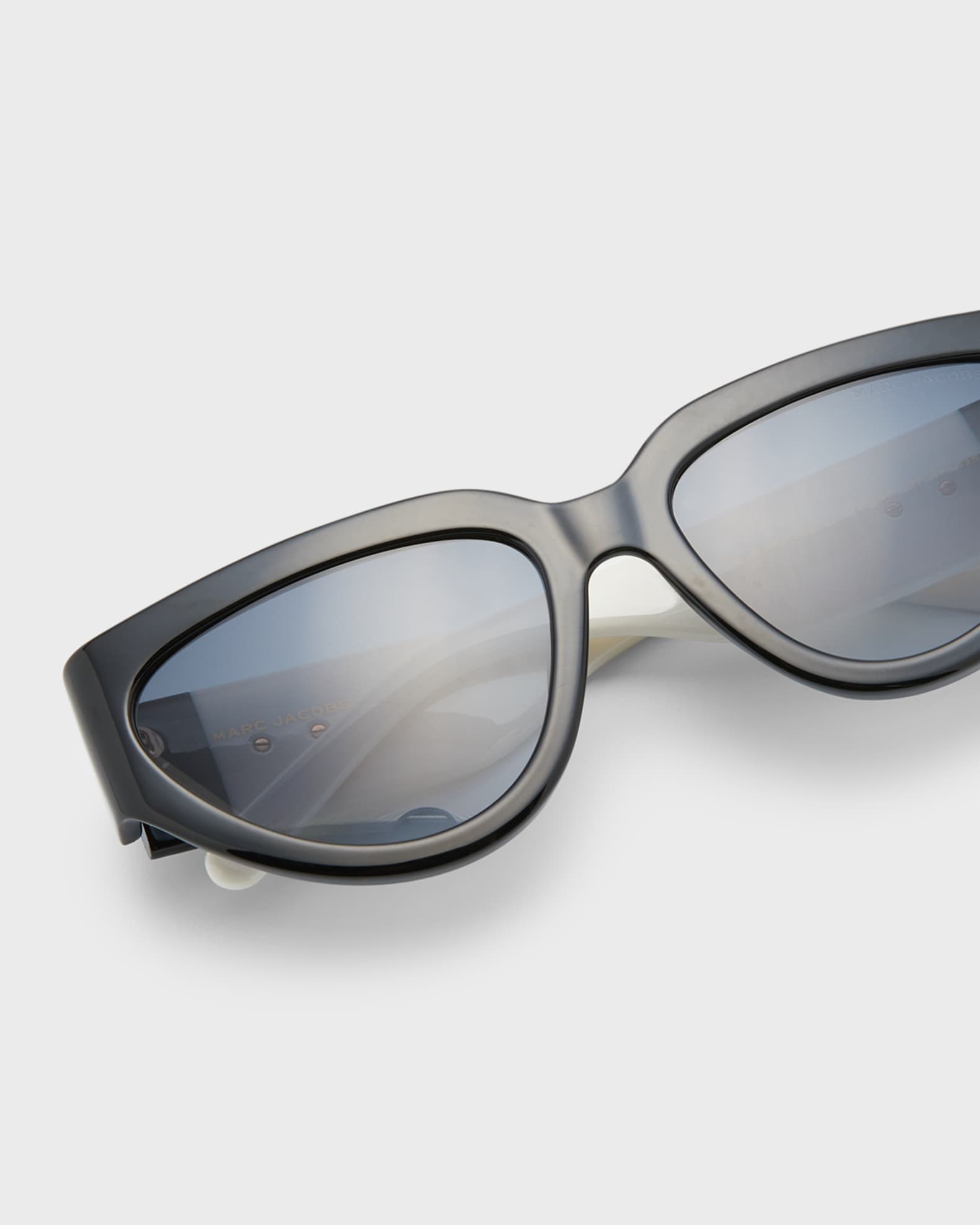 Marc Jacobs J Marc Logo Plastic Cat-Eye Sunglasses | Neiman
