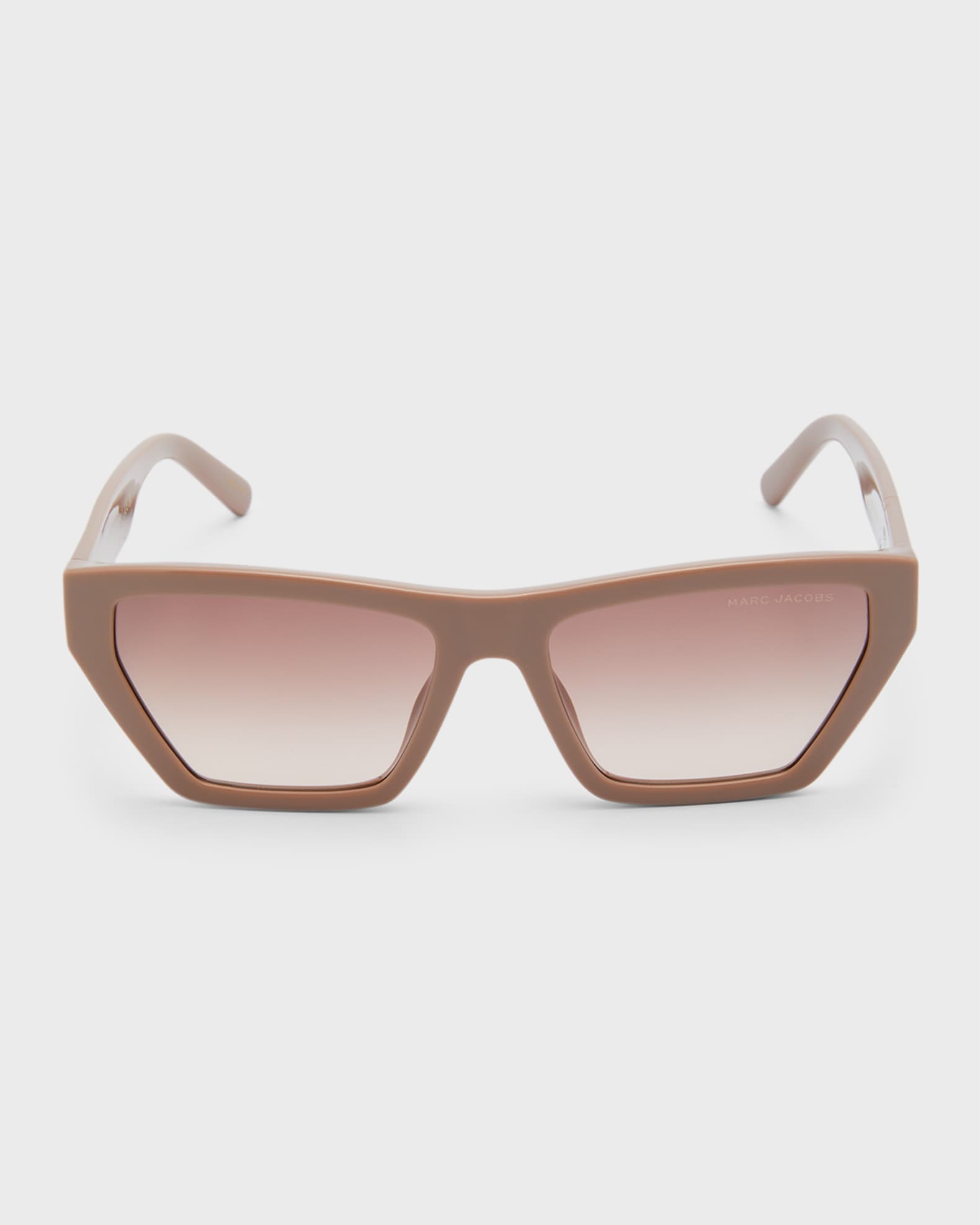 Marc Jacobs Oversized Logo Plastic Cat-Eye Sunglasses