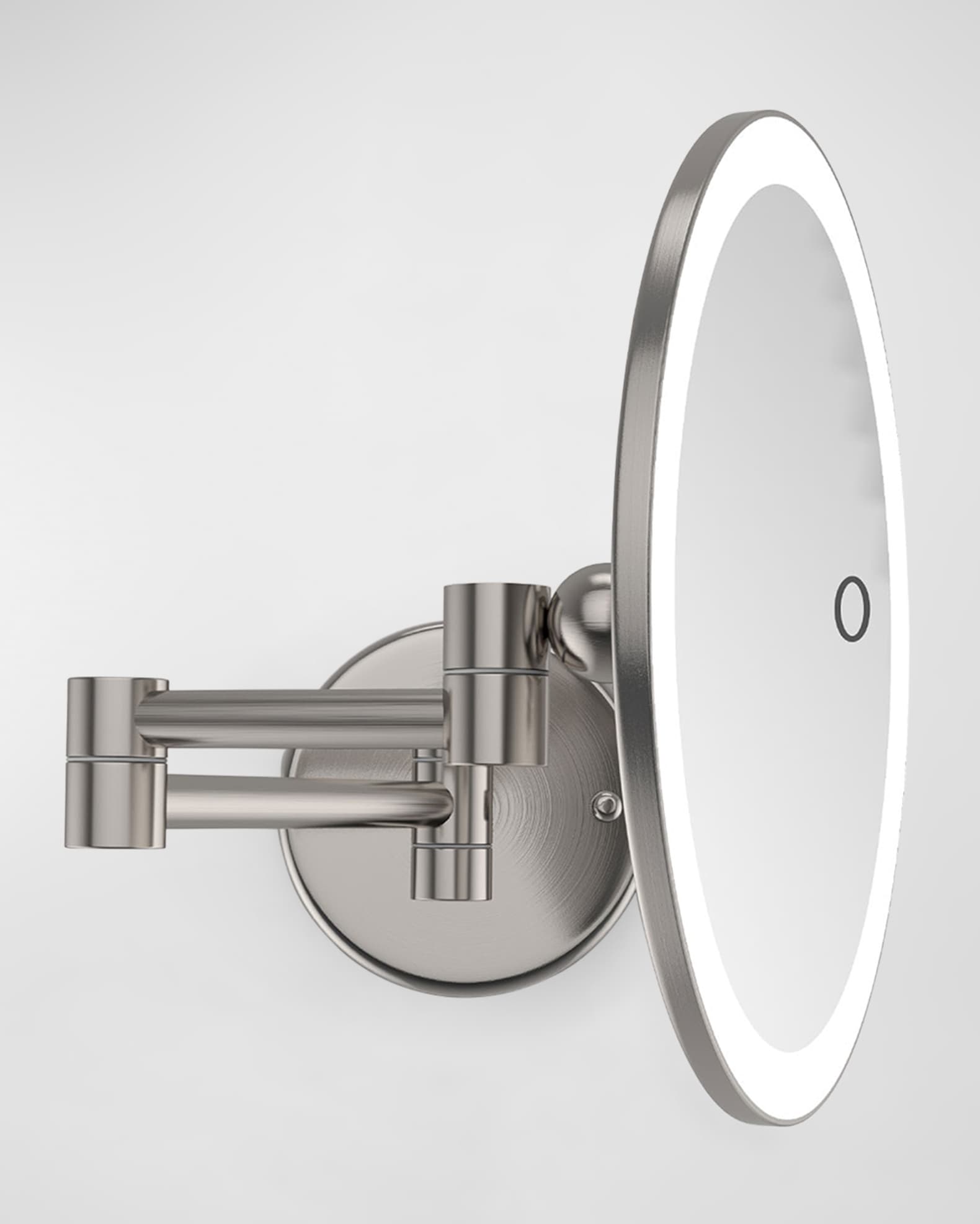Rechargeable Round Wall Makeup Mirror With 1X Magnification 1