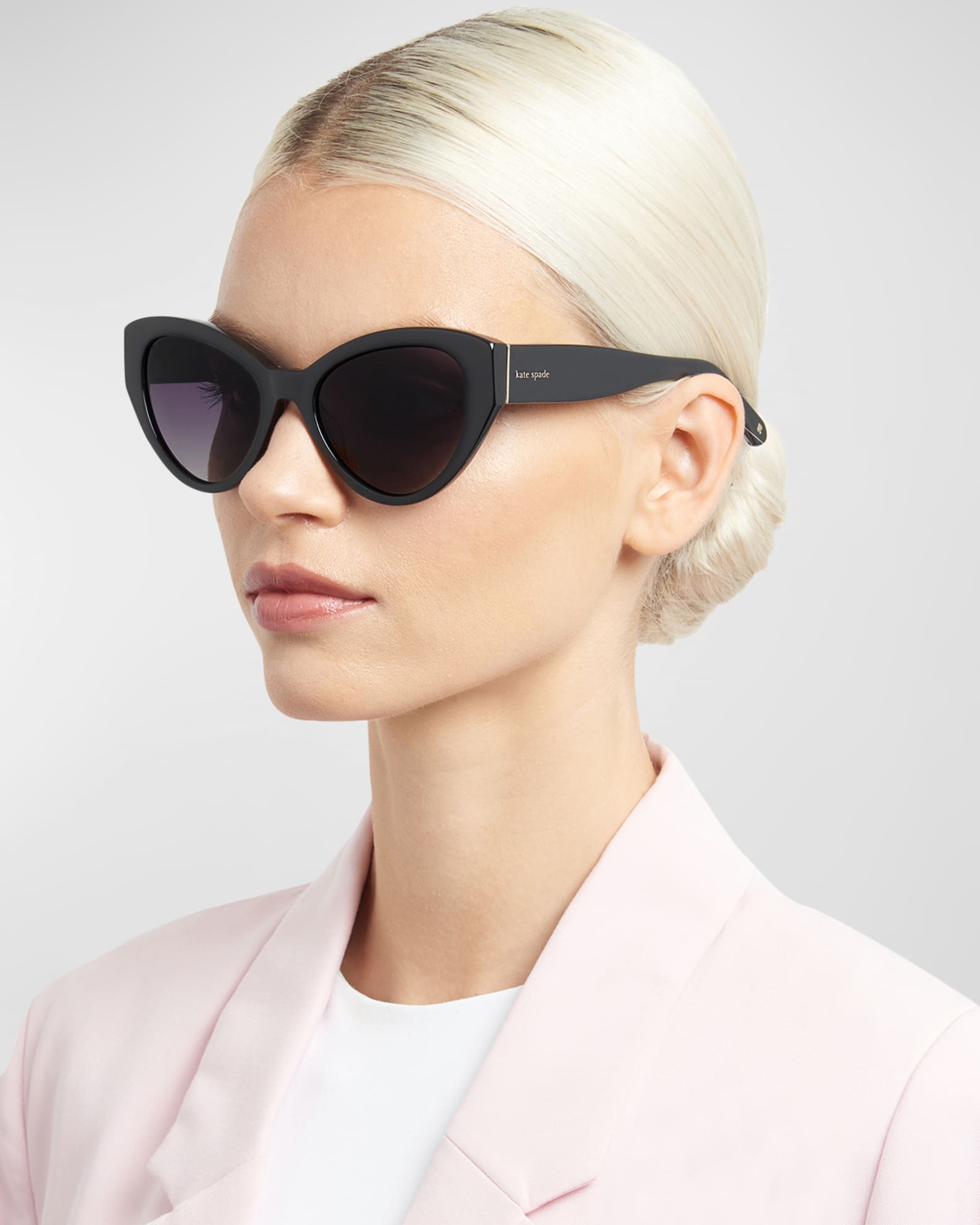 Kate Spade New York Paisleigh Acetate Cat Eye Sunglasses Neiman Marcus 