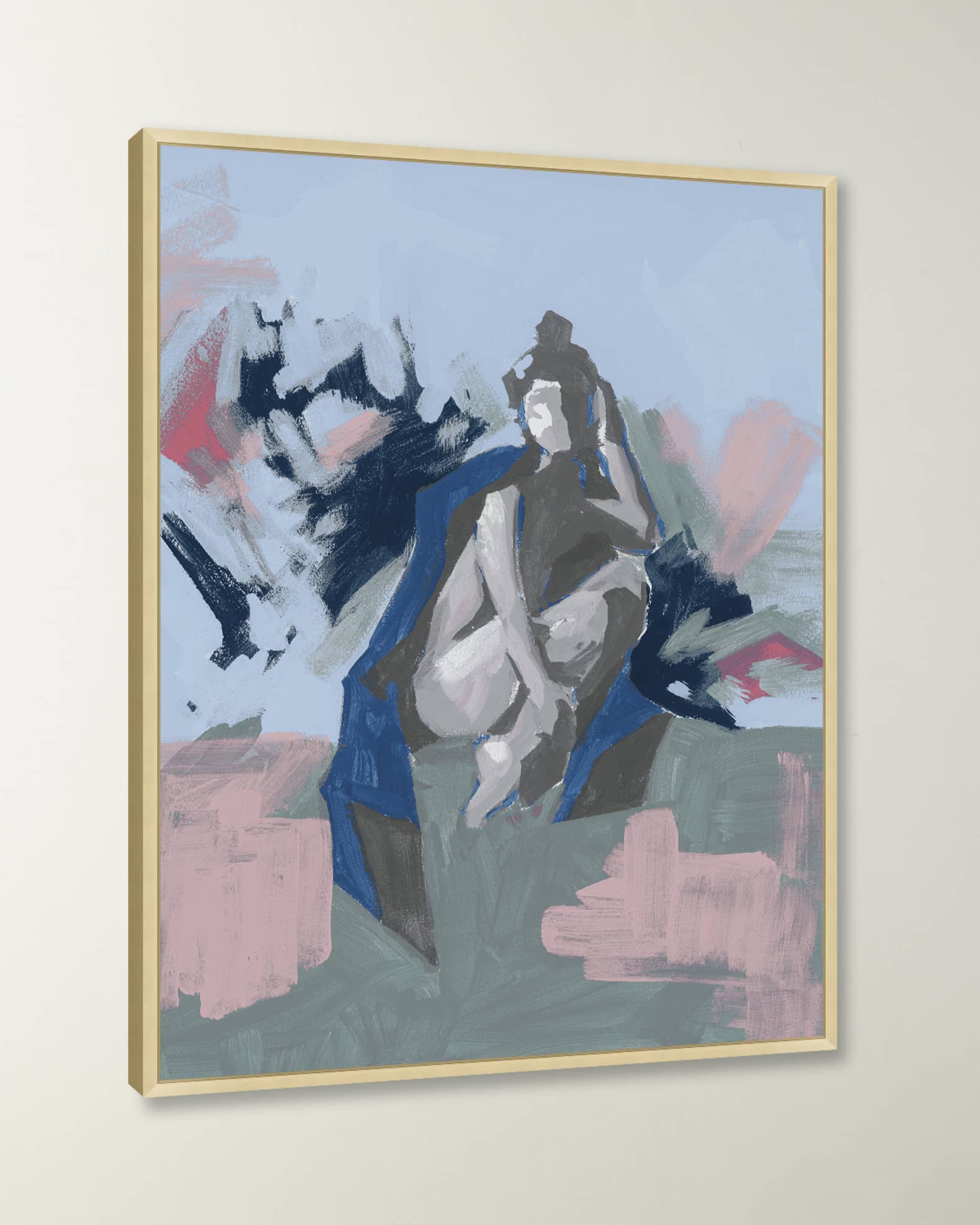 "Thoughtful Figure 2" Canvas Wall Art 1