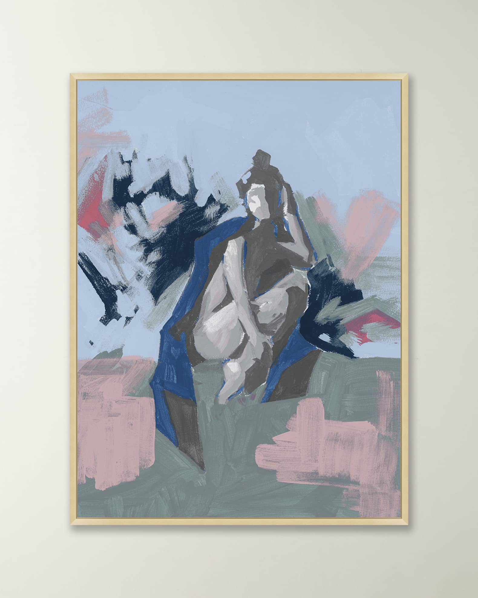 "Thoughtful Figure 2" Canvas Wall Art 0