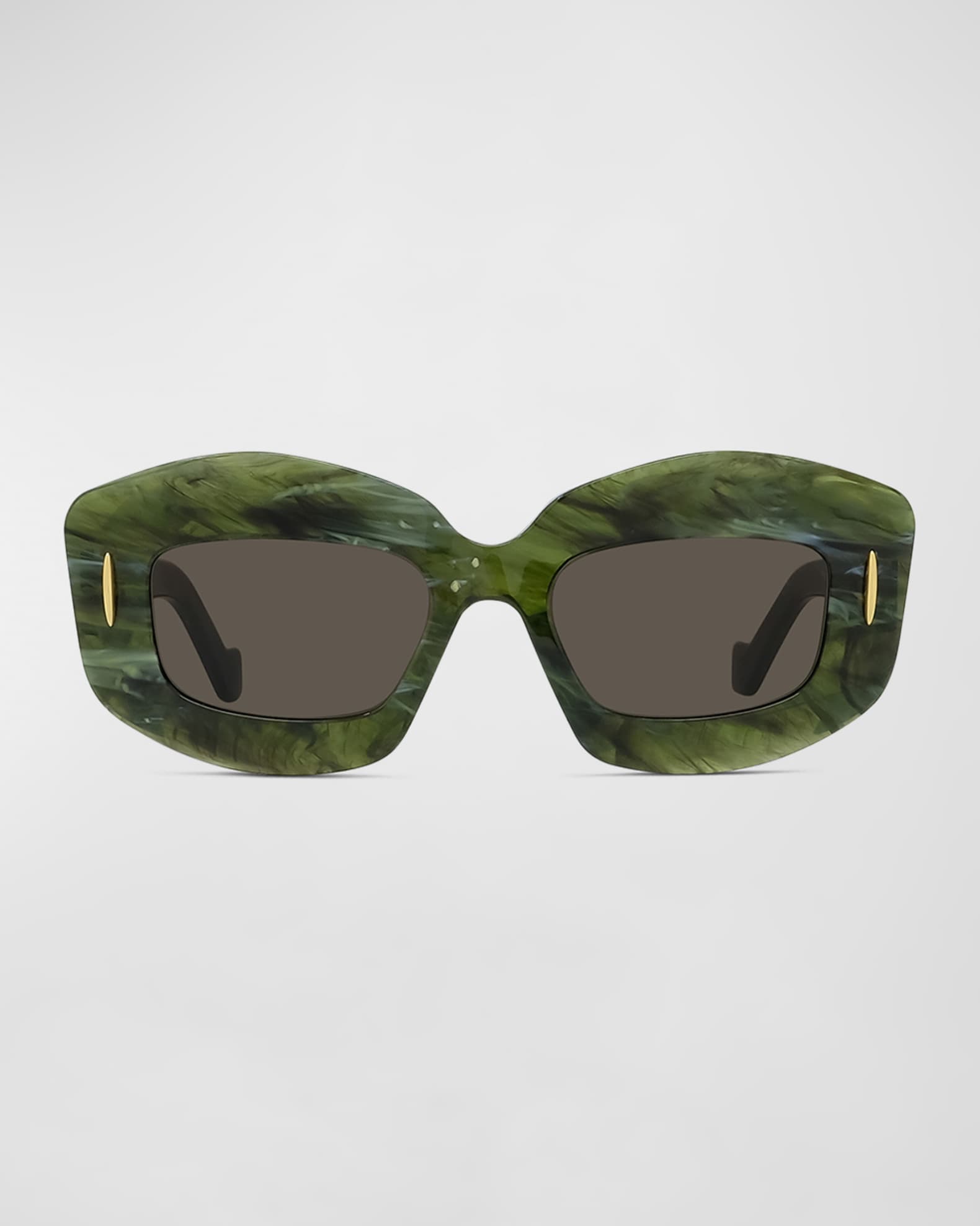 Green acetate sunglasses cheap