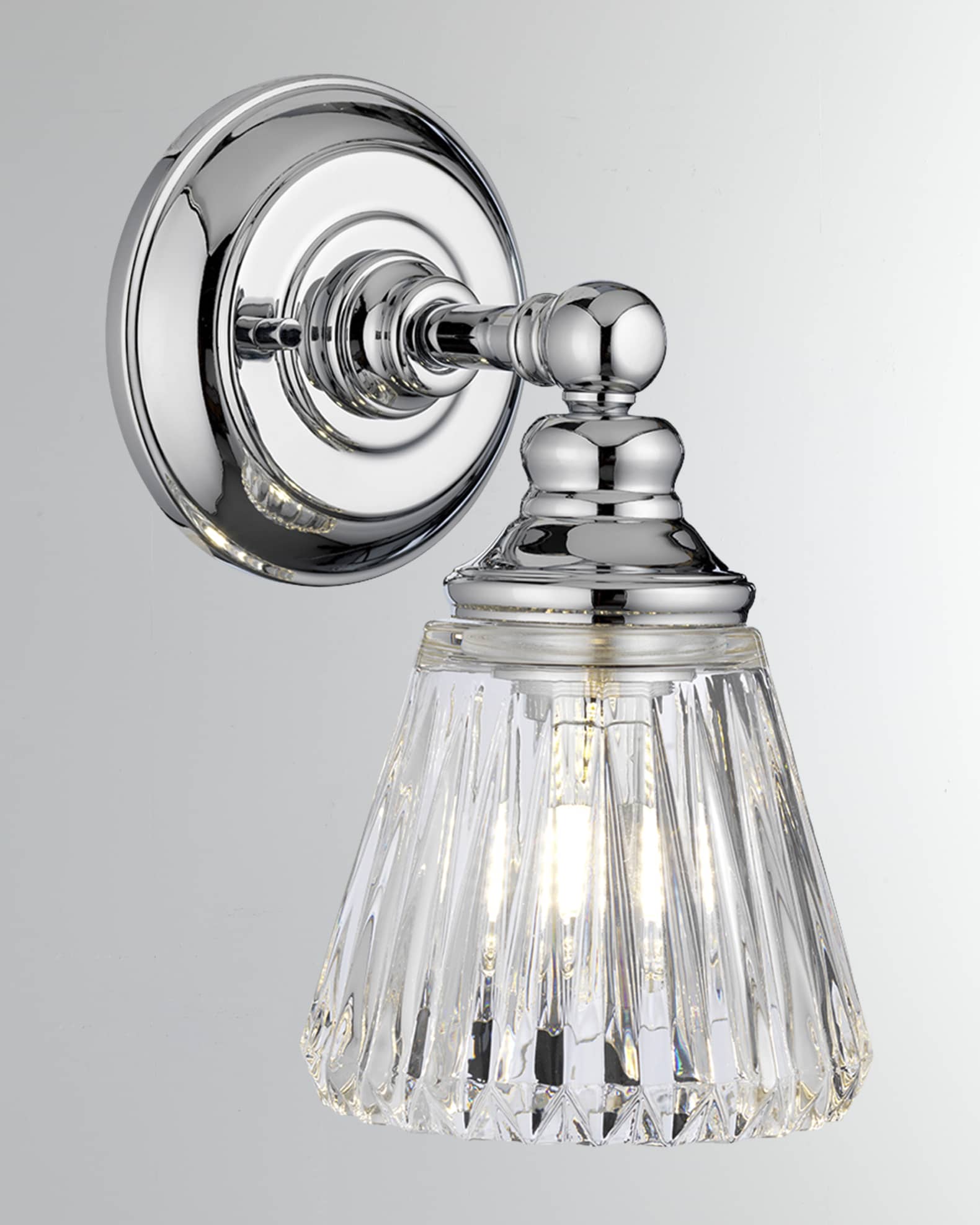 Keynes 1-Light Bath Light - 10" 0