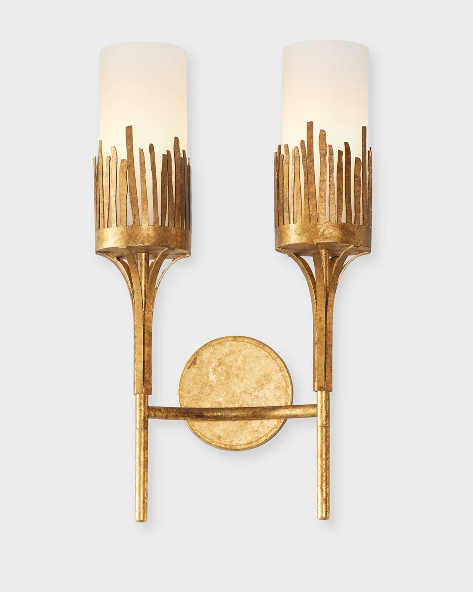 Sawgrass 2-Light Sconce in Gold Leaf 1