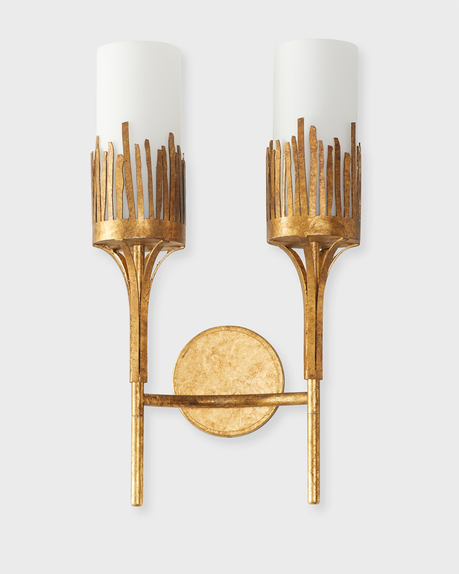 Sawgrass 2-Light Sconce in Gold Leaf 0