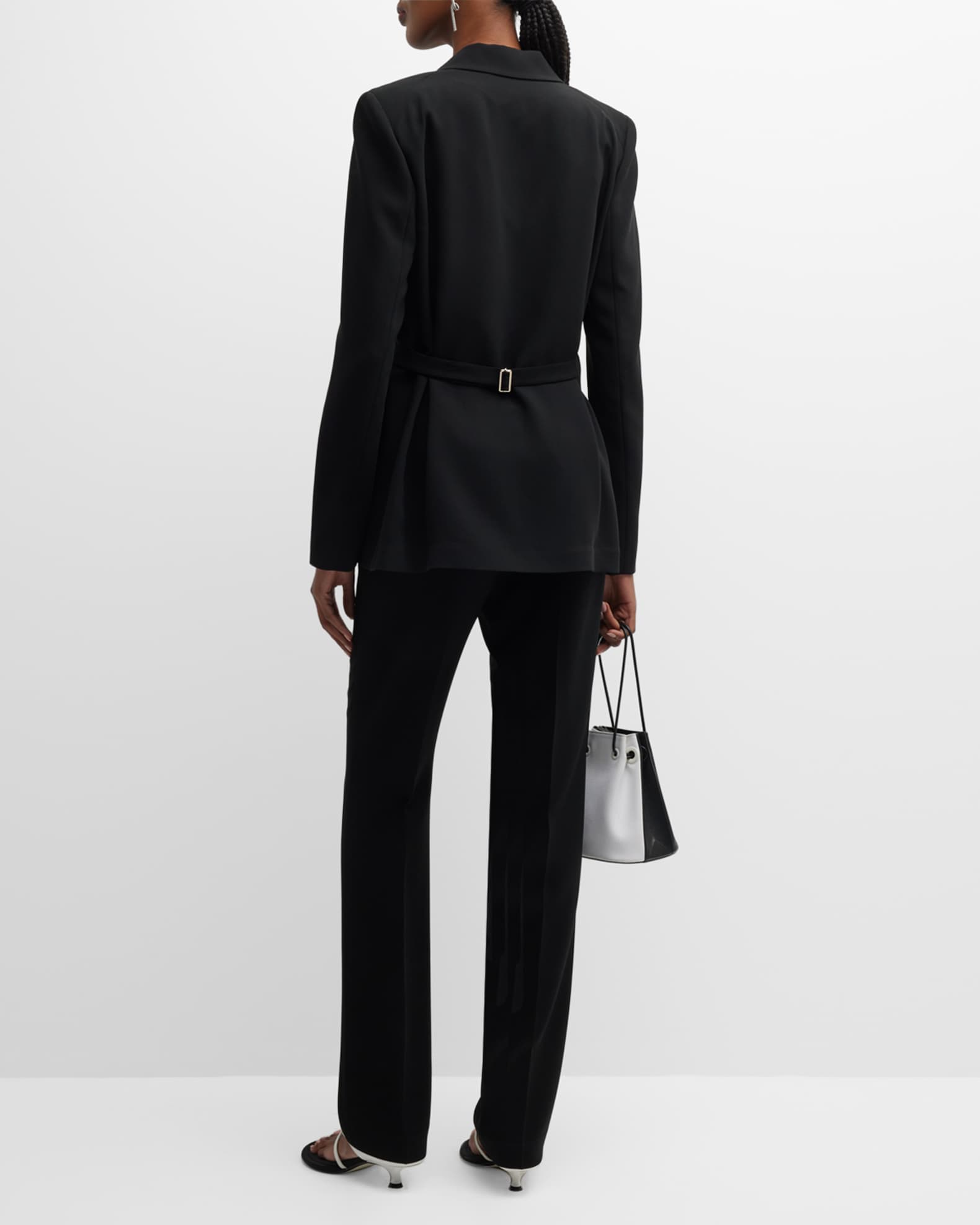 Belted Back Suit | Neiman Marcus