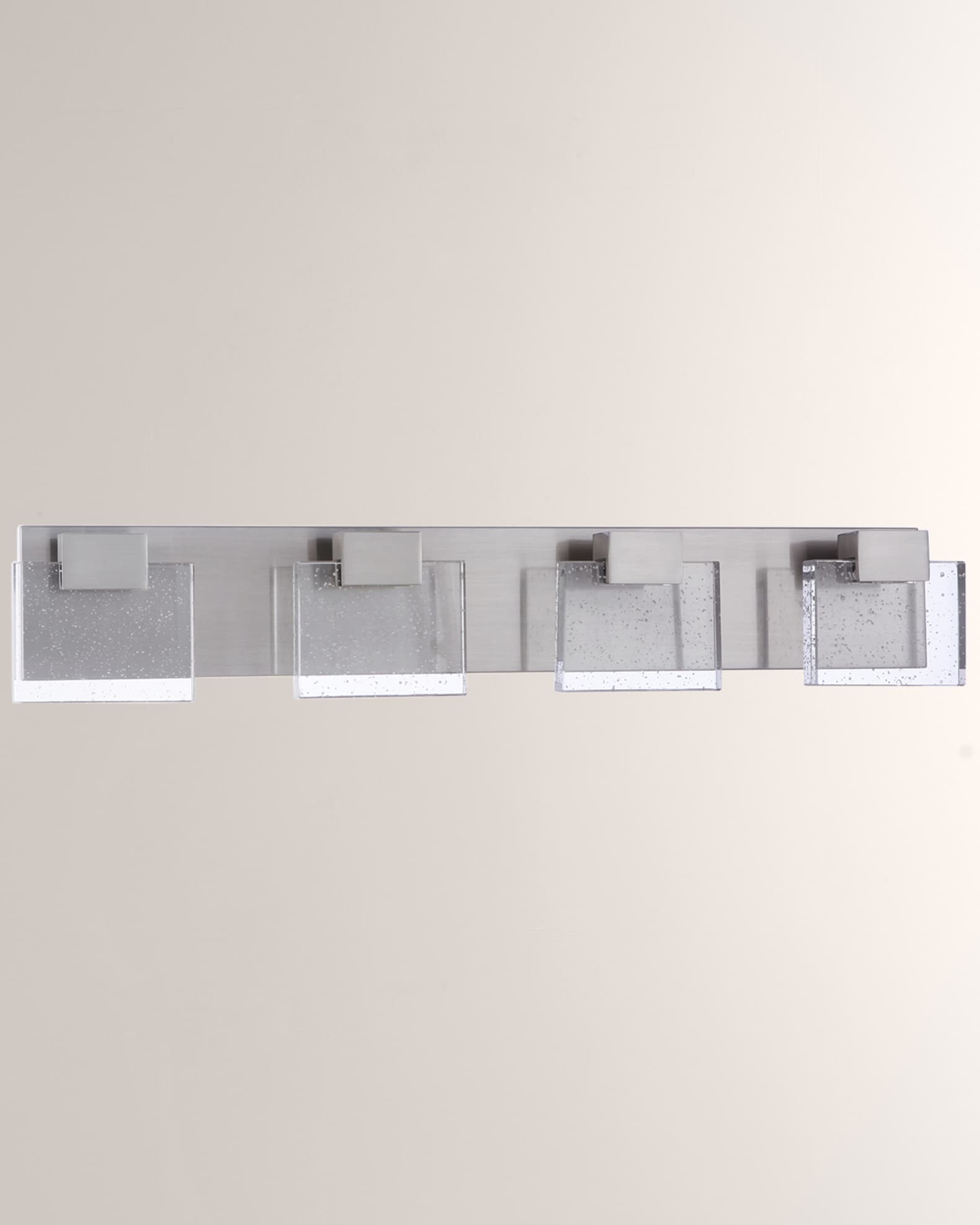 Alamere 4 Light LED Wall Sconce Brushed Nickel Neiman Marcus