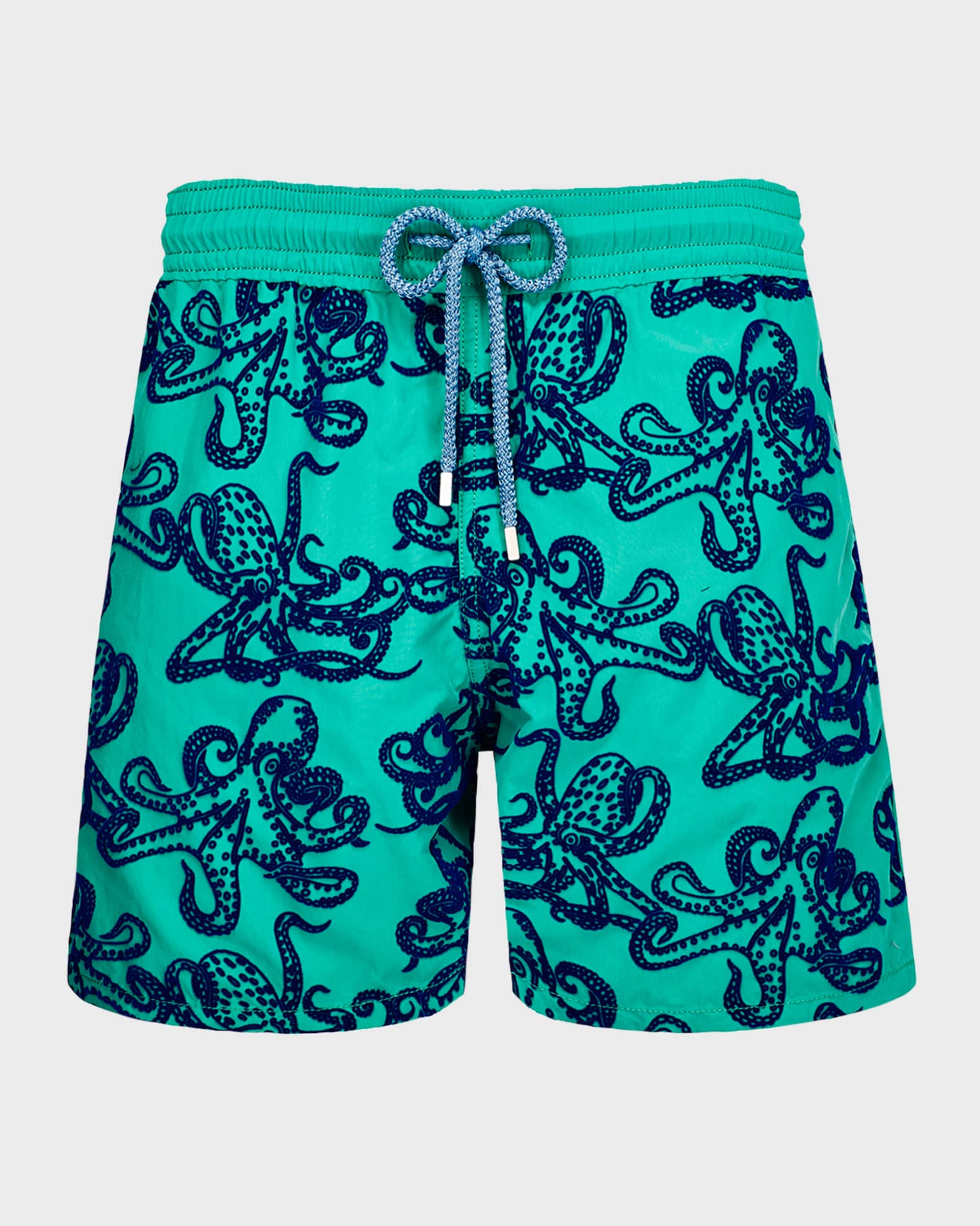 Vilebrequin Men's Octopus Flock Swim Trunks Neiman Marcus