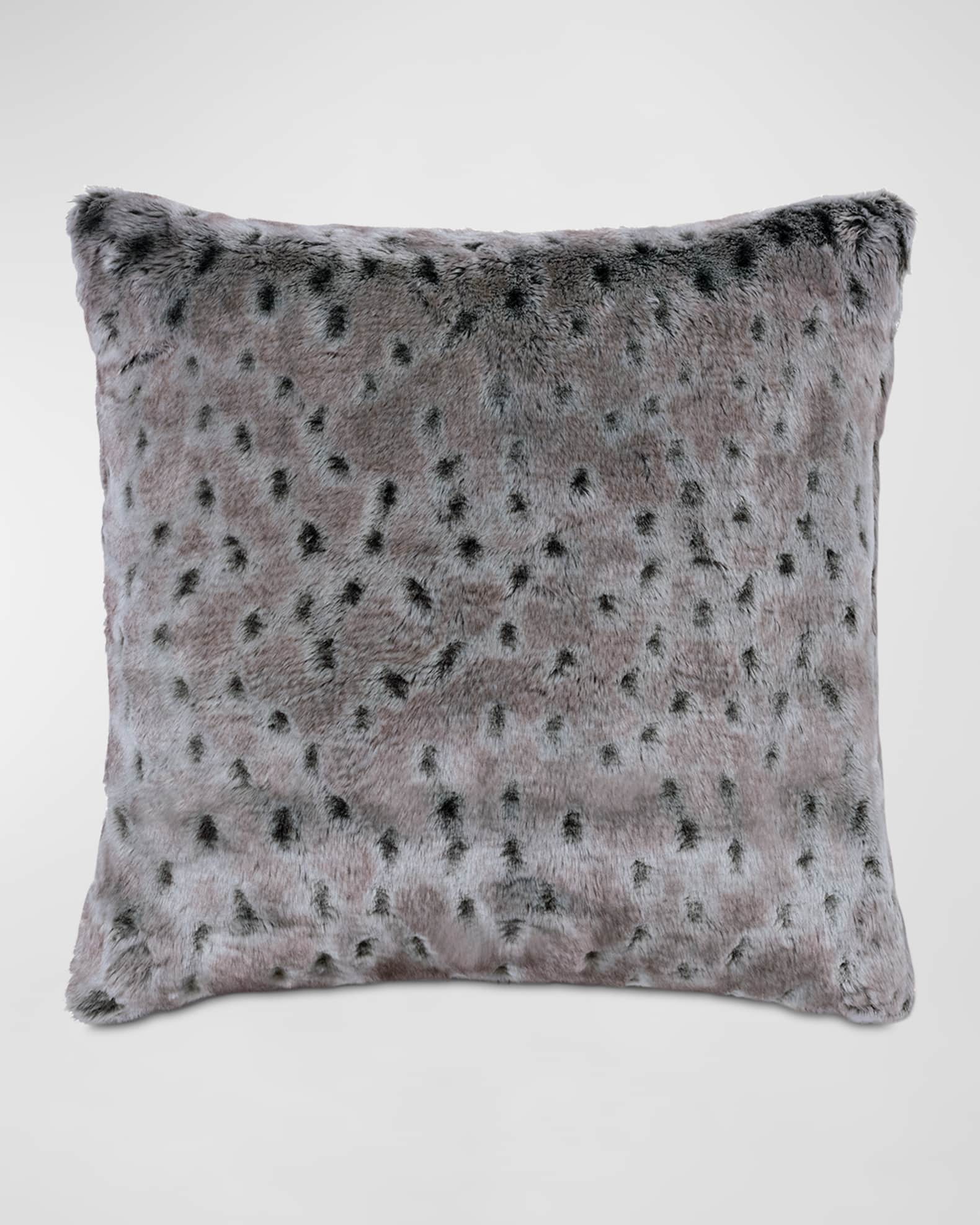 Midori Faux Fur Euro Sham  0