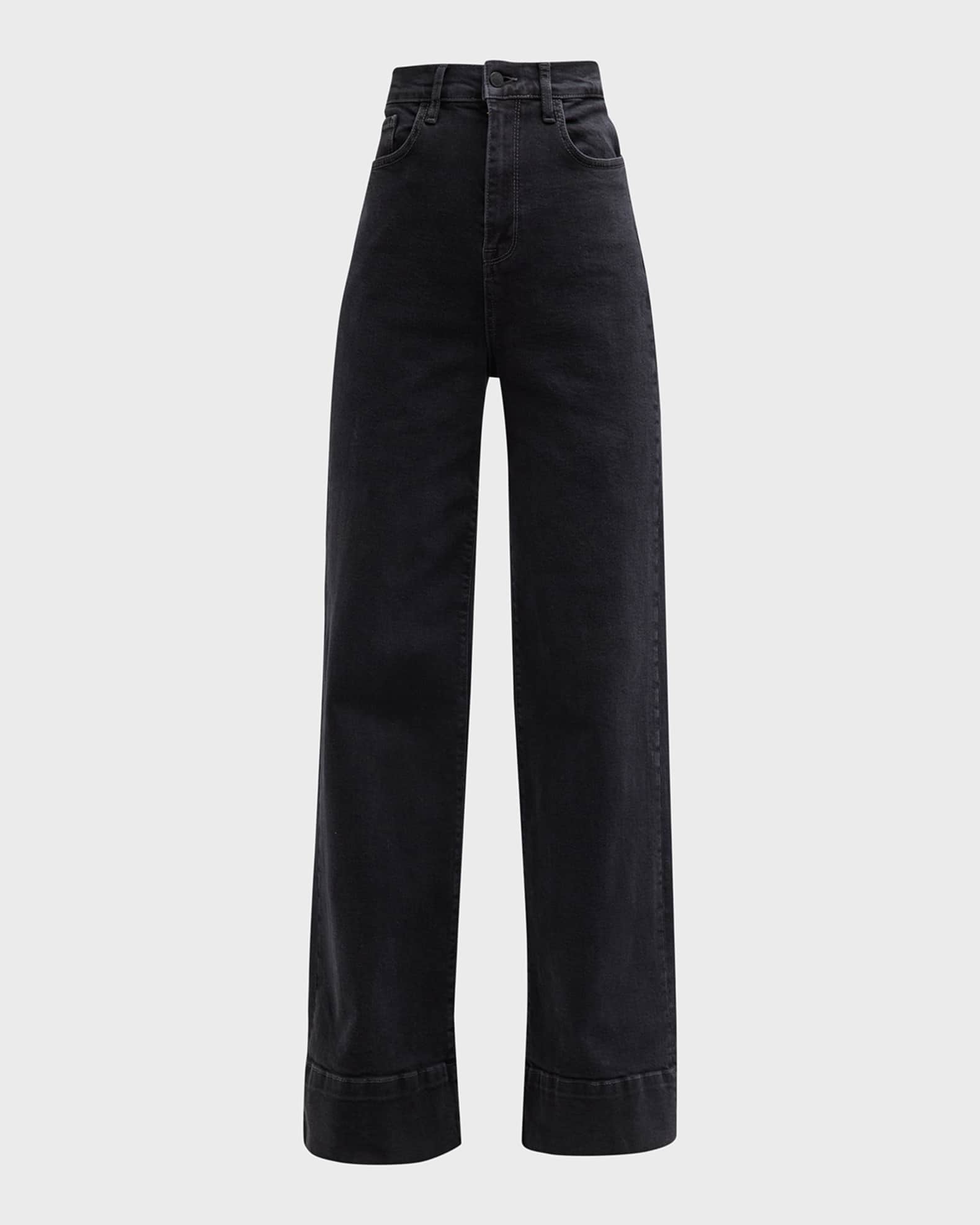 Triarchy Ms. Onassis Ultra High Rise Wide-Leg Jeans | Neiman Marcus