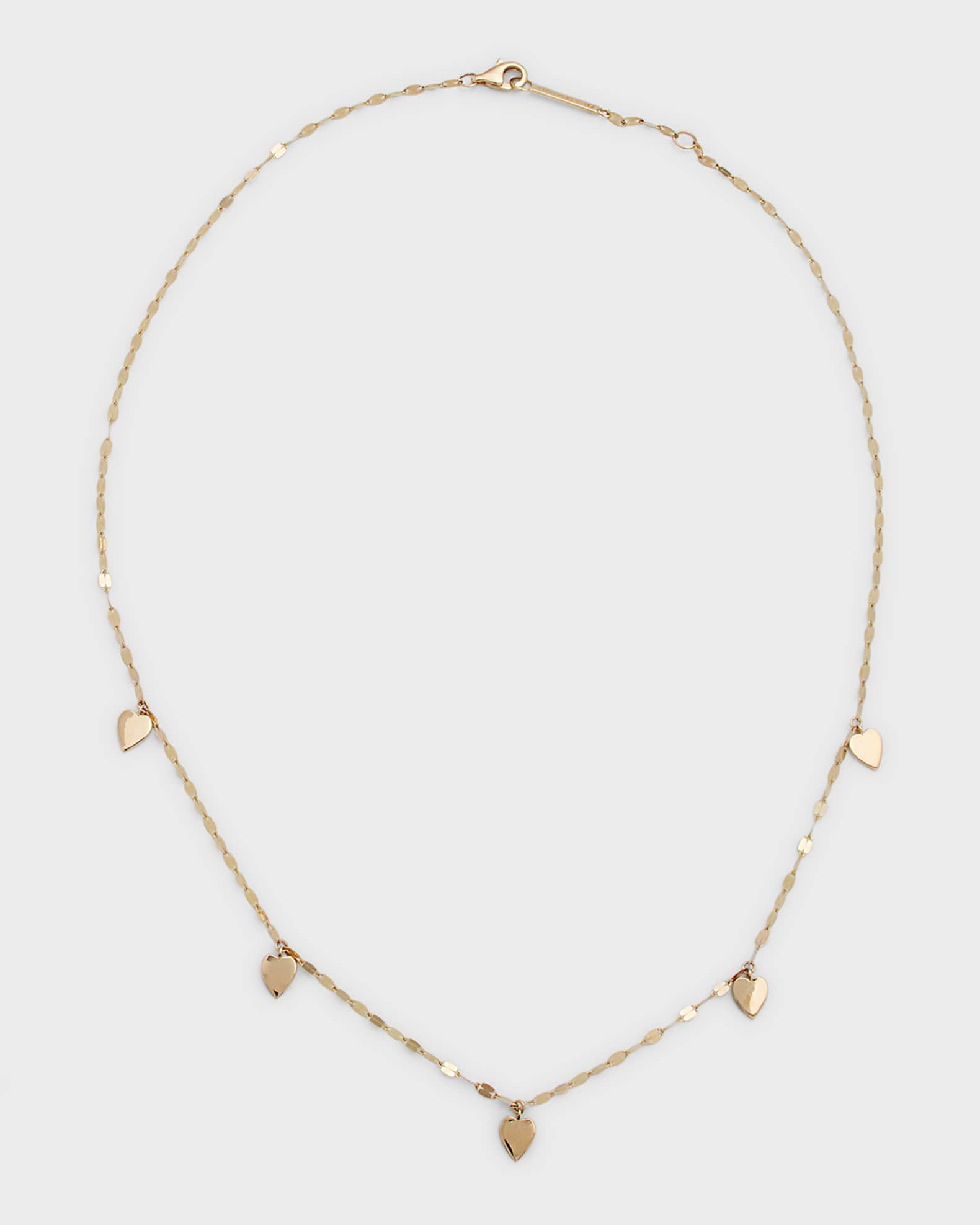 LANA 14K Hanging Mini 5-Heart Necklace | Neiman Marcus