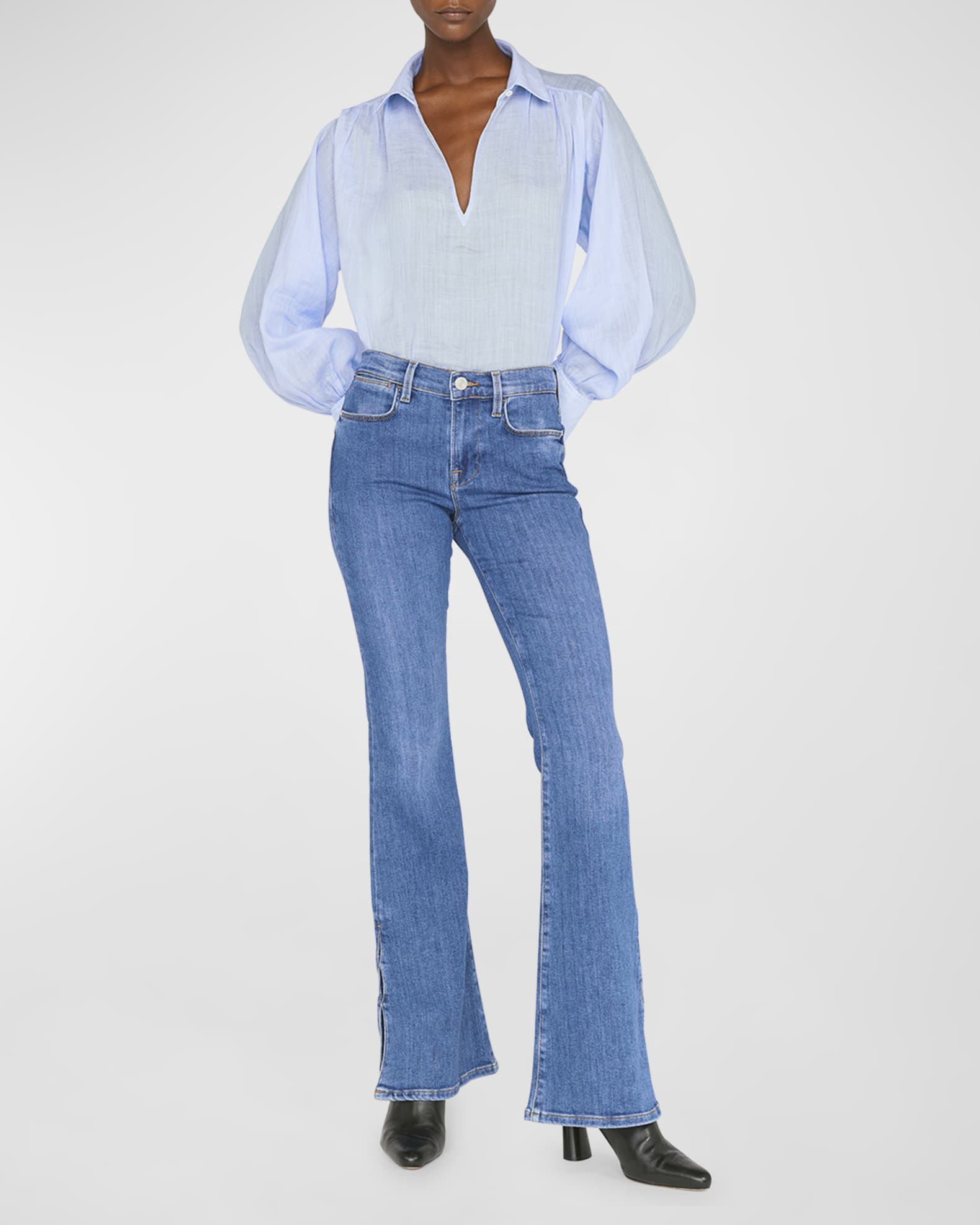 The hw skinny flare zara sales