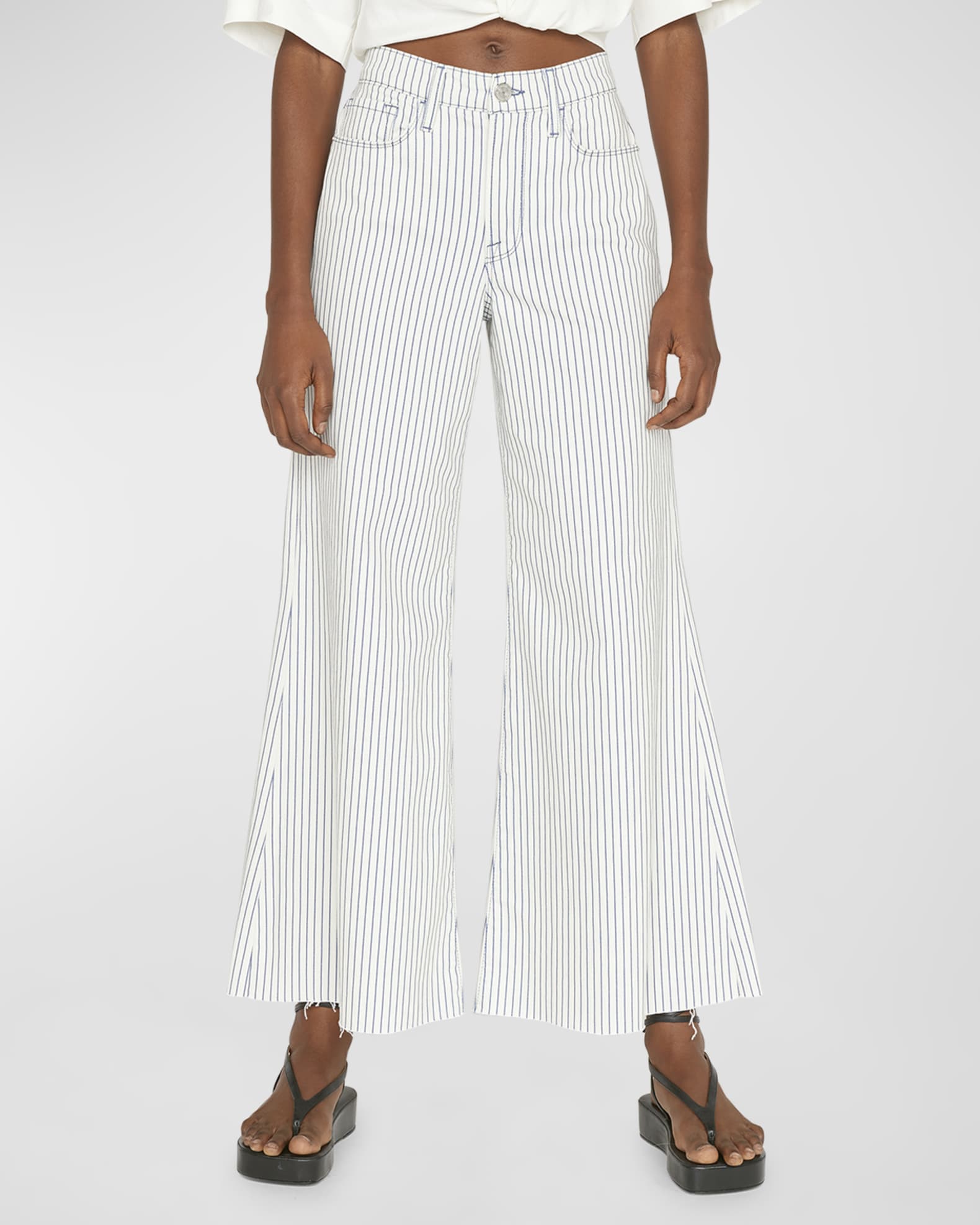 Frame striped 2024 jeans