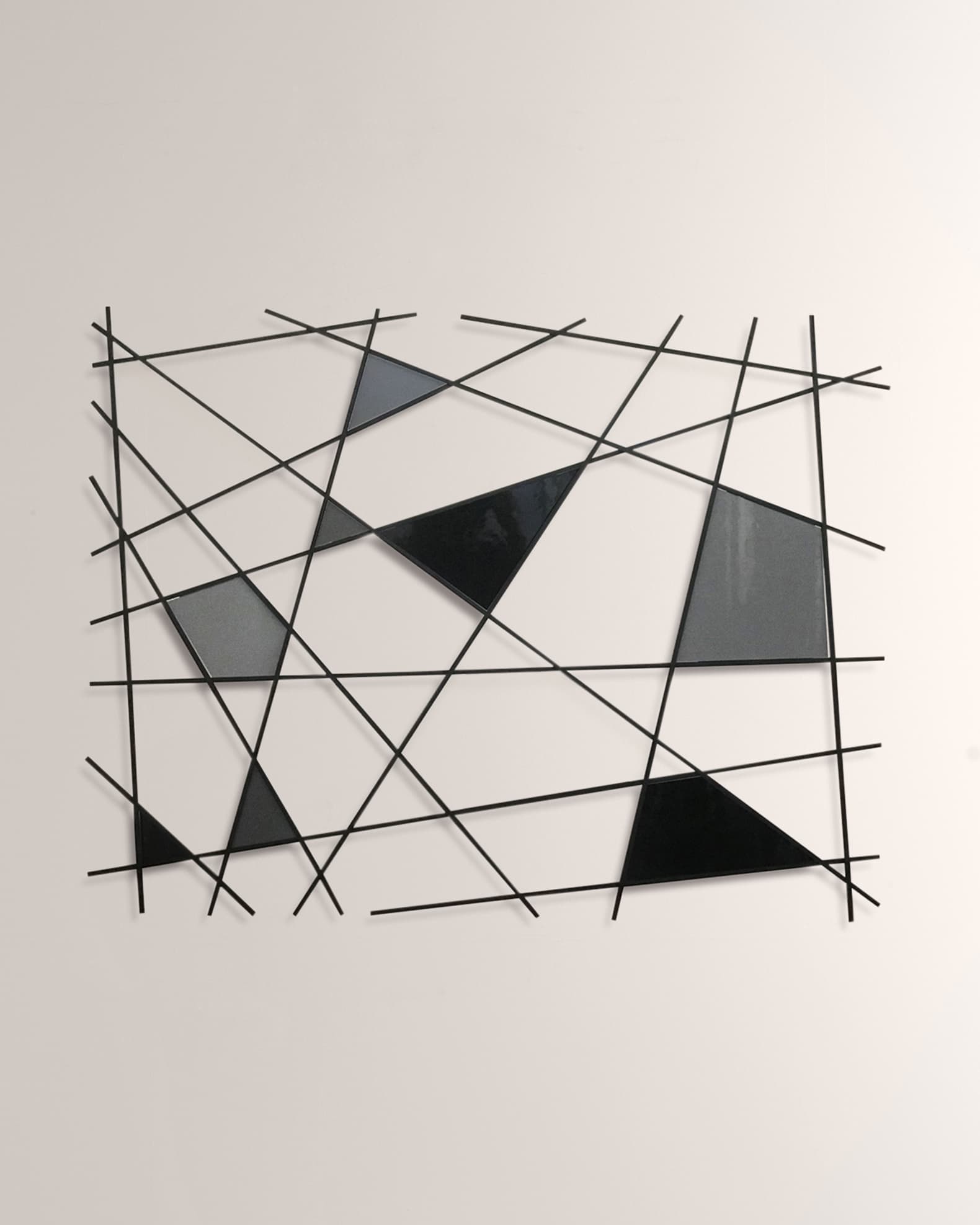 "Triangulation B/W" Wall Sculpture 0