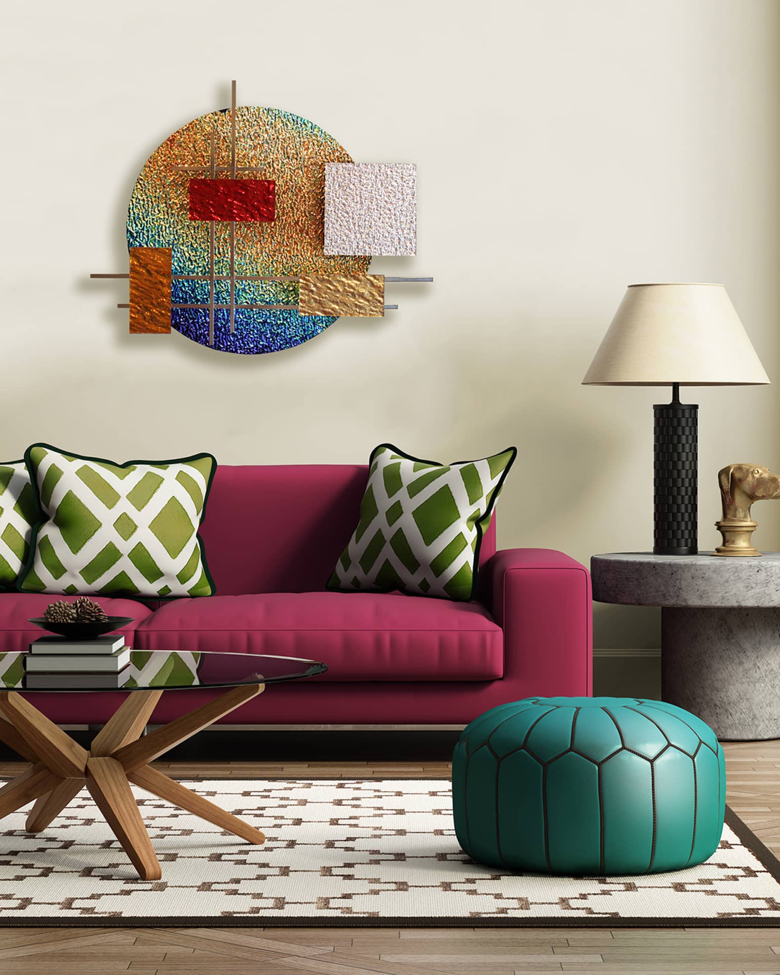 "Dichro" Wall Sculpture 1