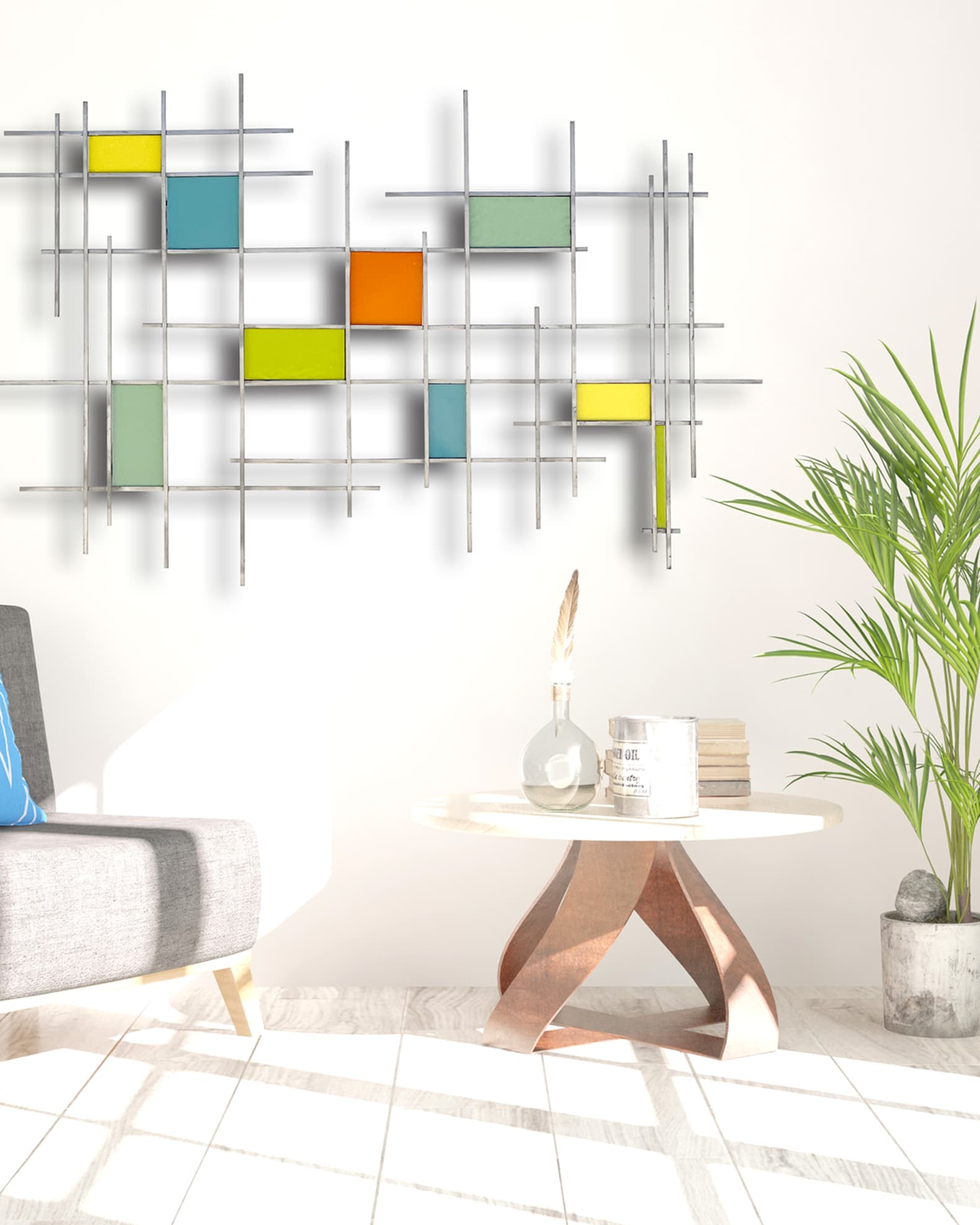 "Gridded MM" Wall Sculpture 1