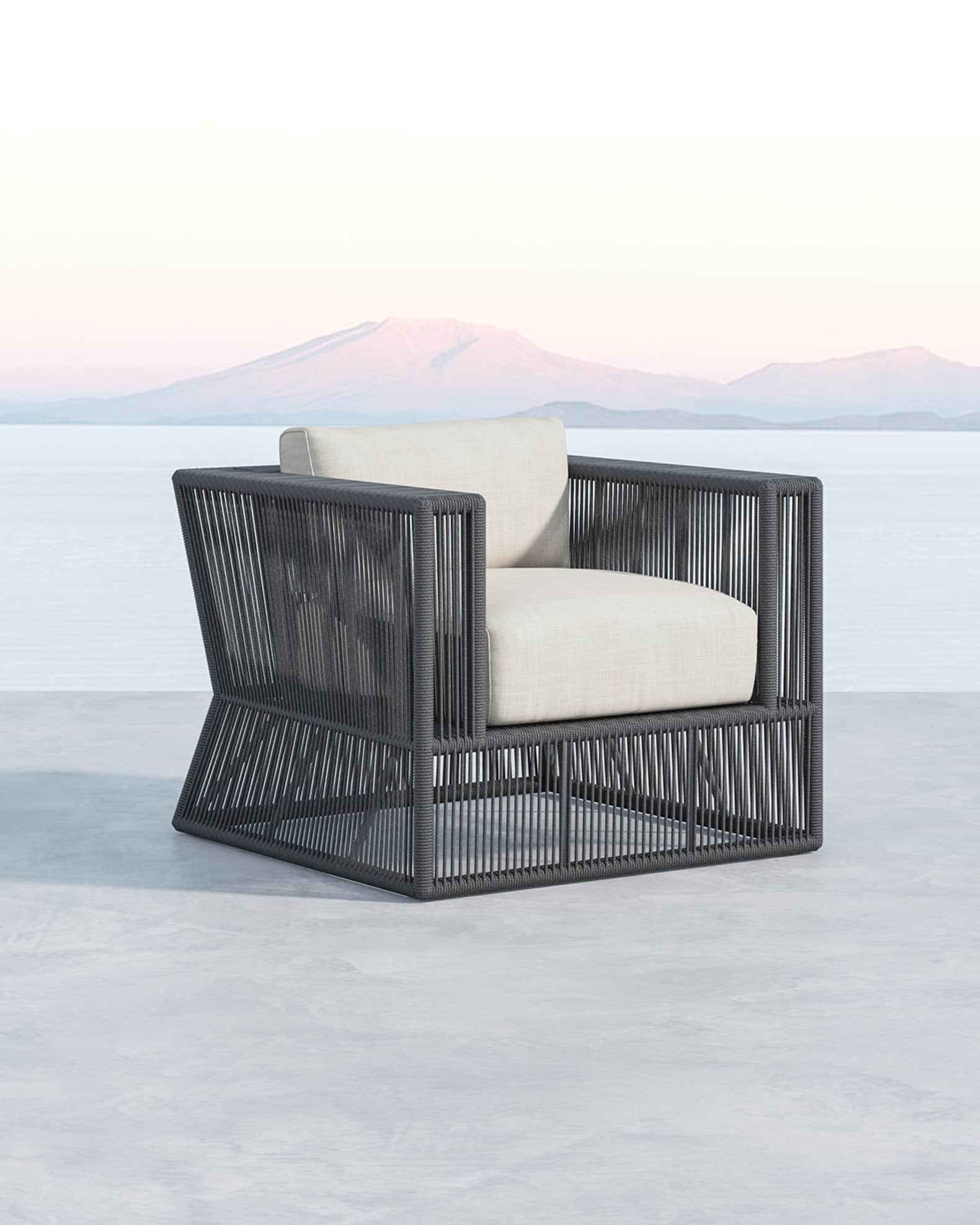 Milano armless online club chair