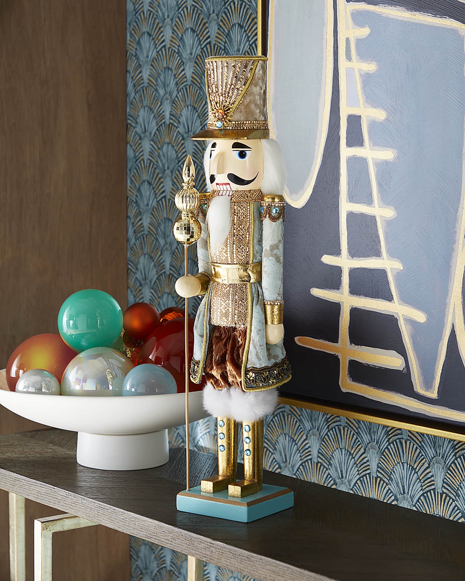 Neiman Marcus Art Deco Nutcracker, 24" Neiman Marcus