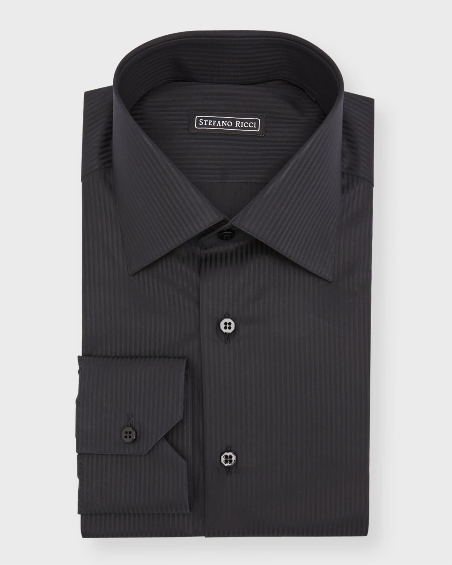 Men's Tonal Stripe Dress Shirt 0