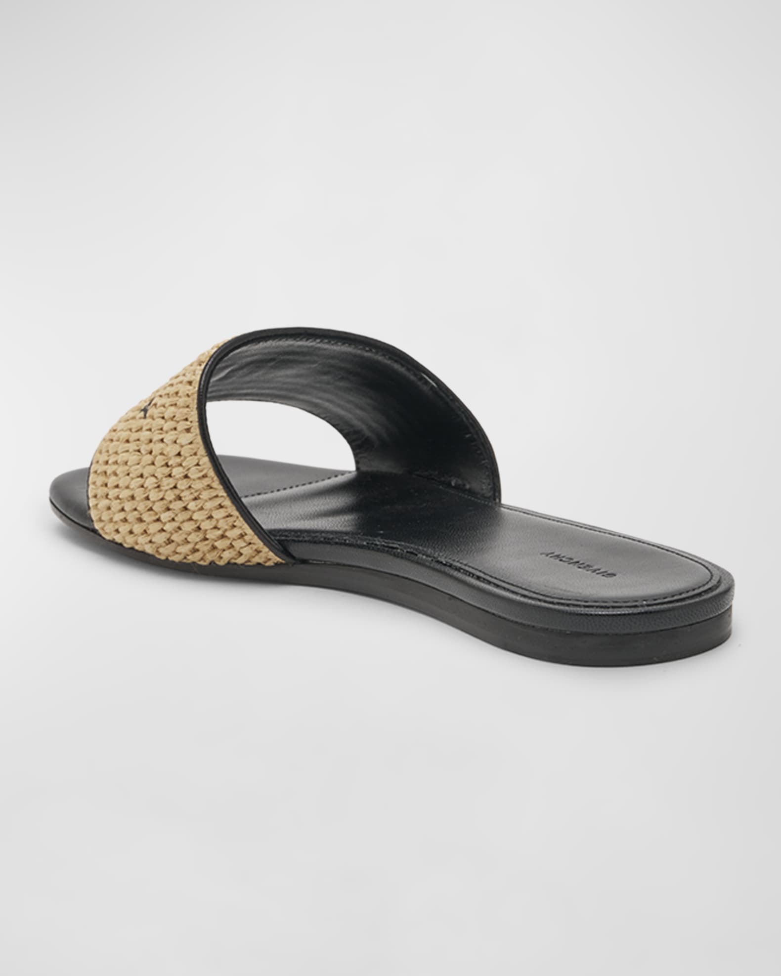 Givenchy 4G Logo Raffia Flat Sandals | Neiman Marcus