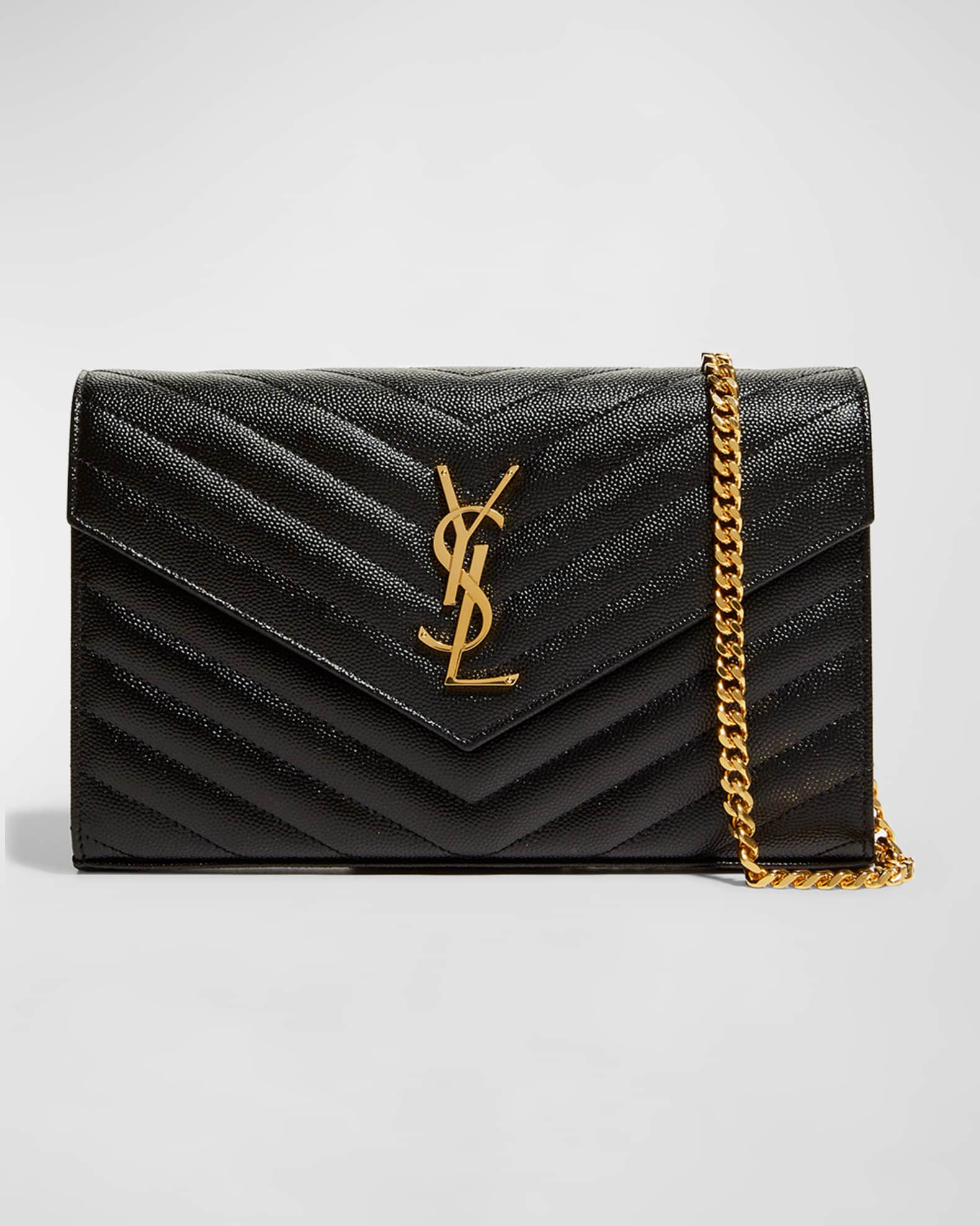 Monogram compact tri fold in grain de poudre embossed leather online