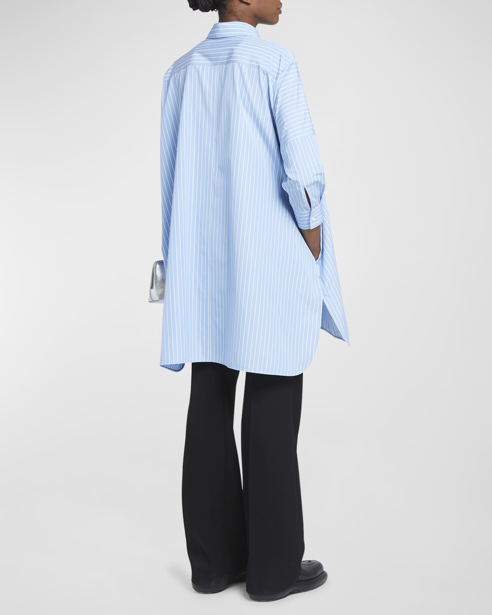 Jil Sander Sunday Stripe Shirt | Neiman Marcus