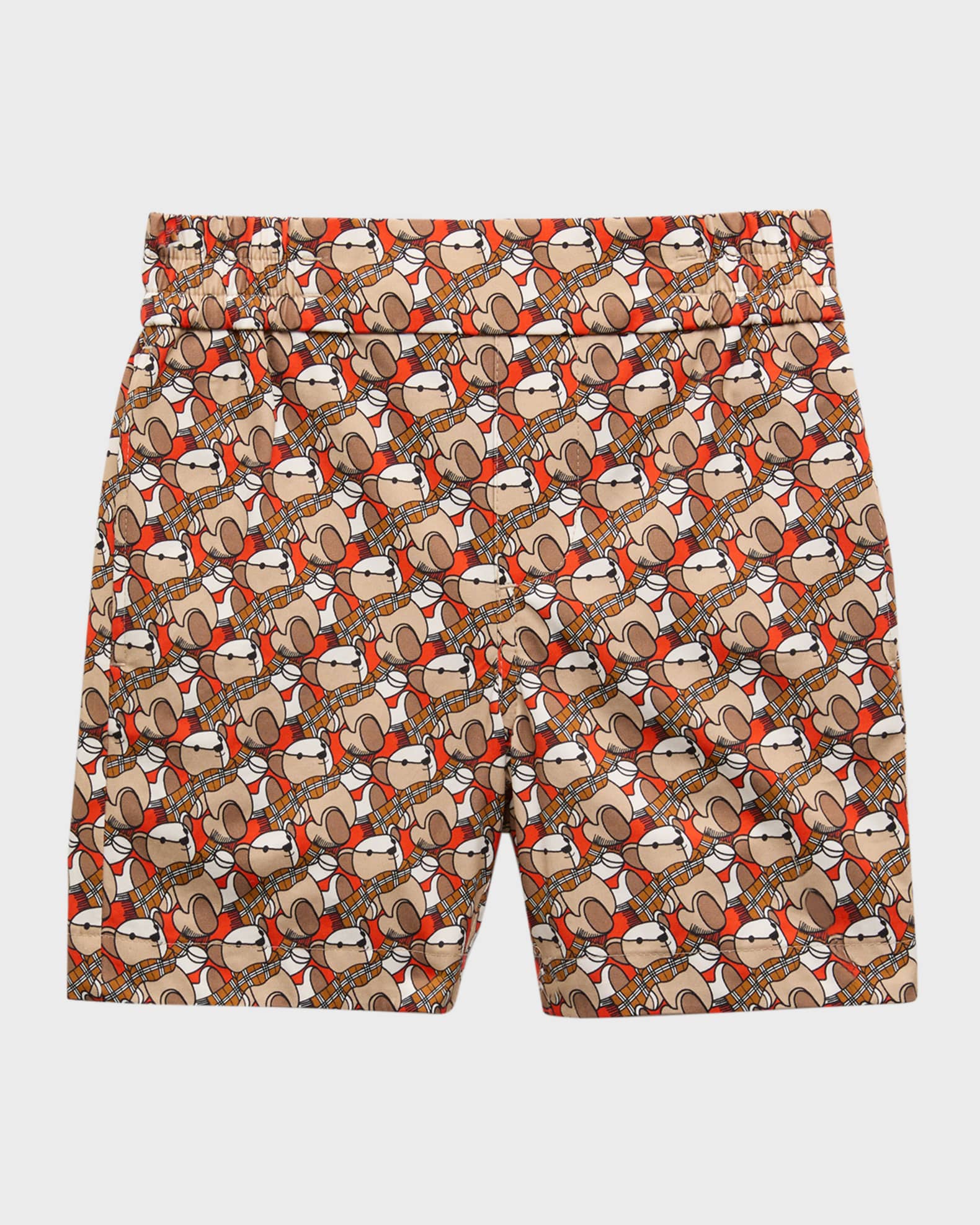 Burberry Boy's Halford Teddy-Print Shorts, Size 12M-2 | Neiman Marcus