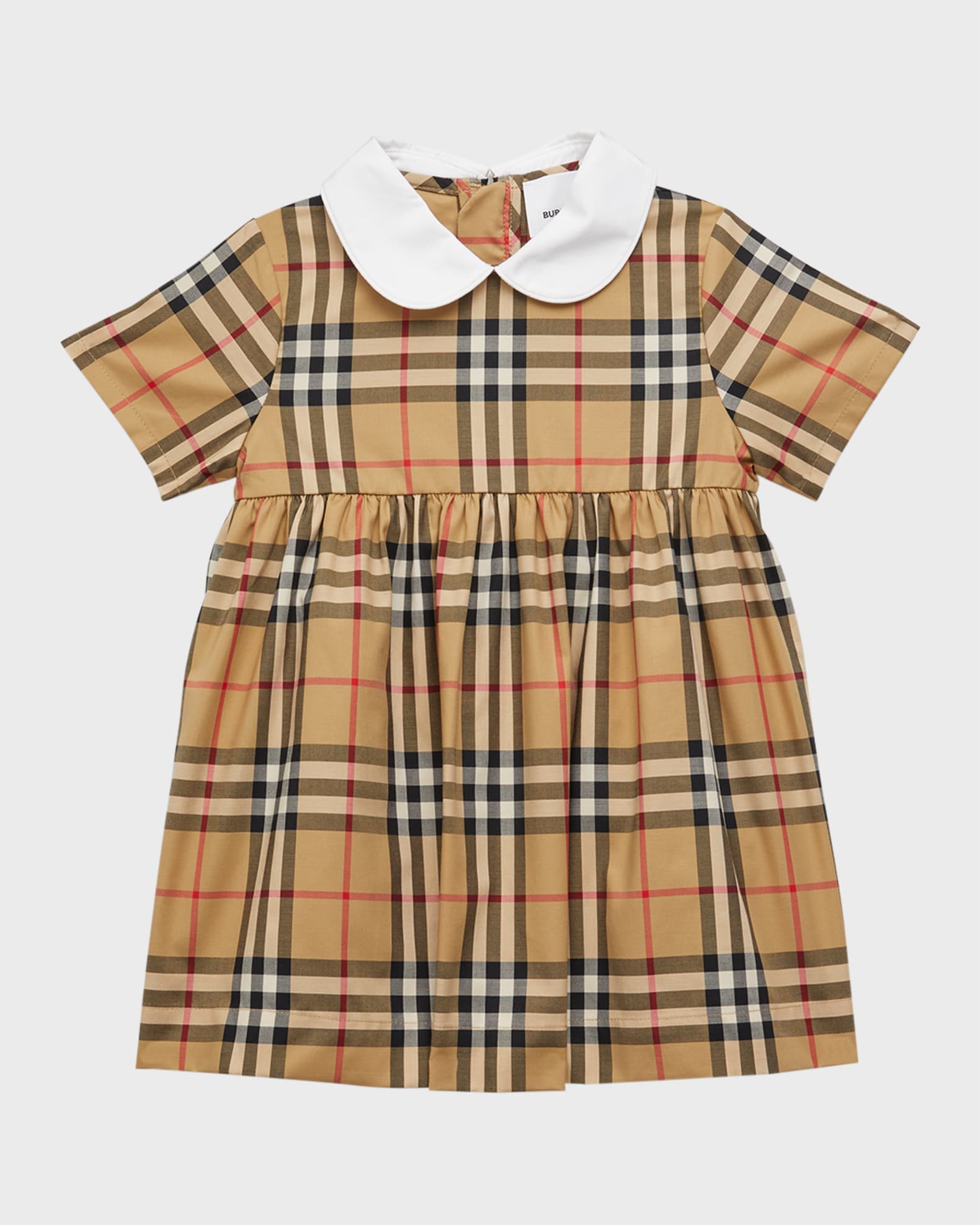 Burberry Girl s Geraldine Check Print Dress Size Newborn 18M Neiman Marcus