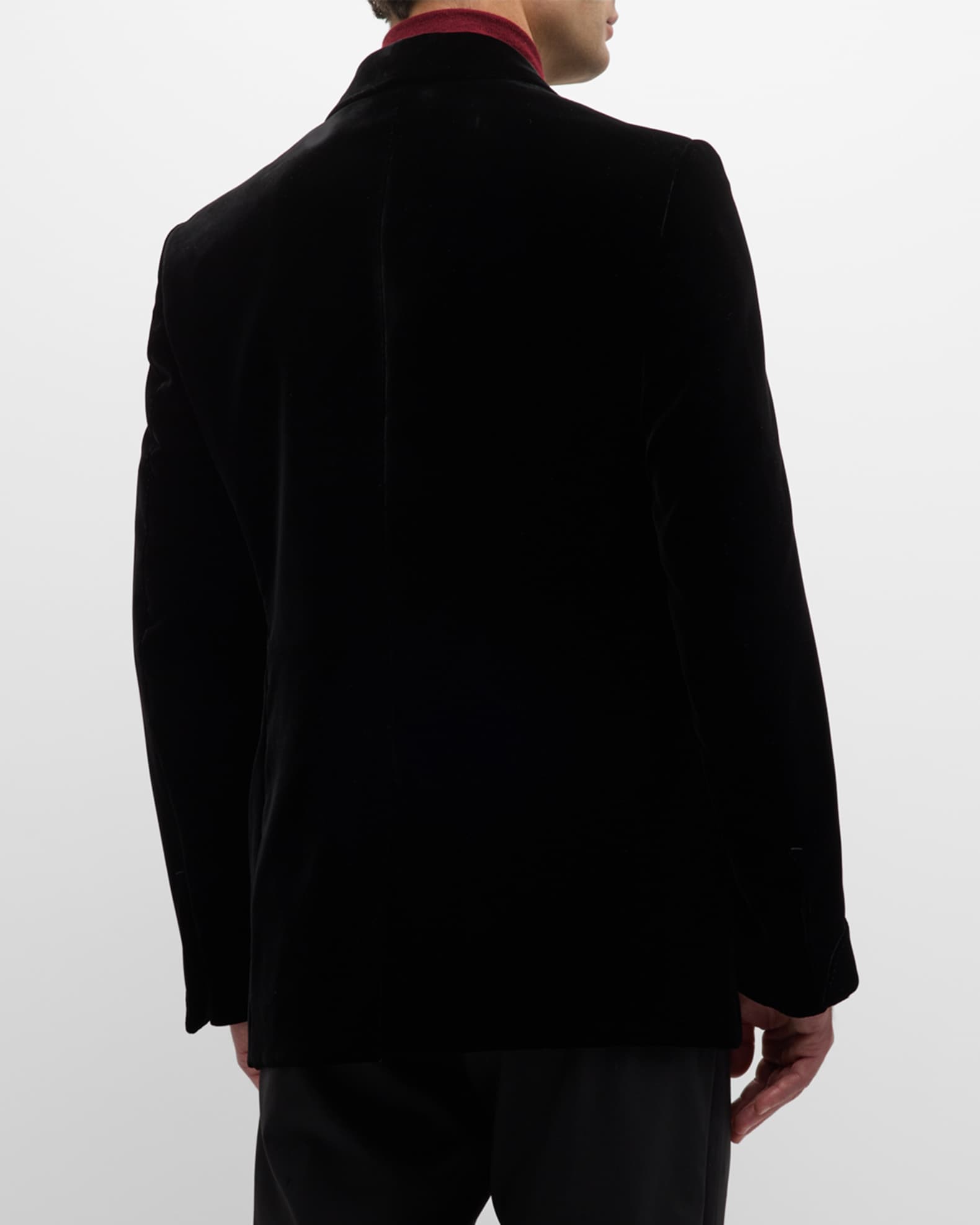 TOM FORD Men's Wool-Silk Velvet Cocktail Jacket | Neiman Marcus TOM FORD Men's Wool-Silk Velvet Cocktail Jacket | Neiman Marcus