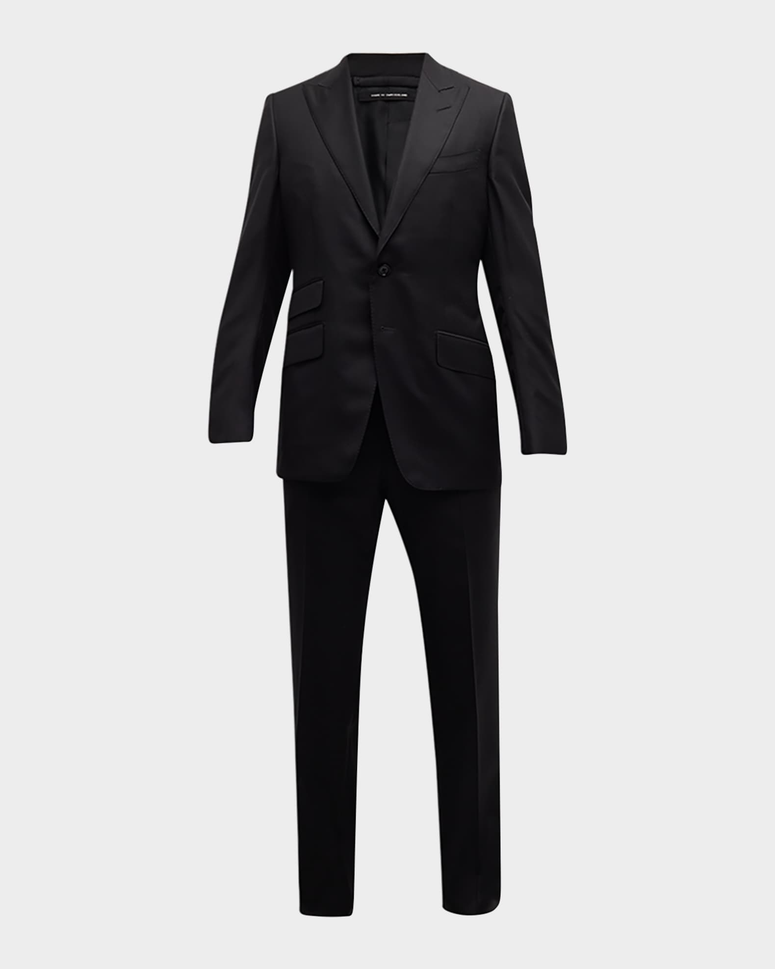 TOM FORD Men's Wool-Silk Master Twill Suit