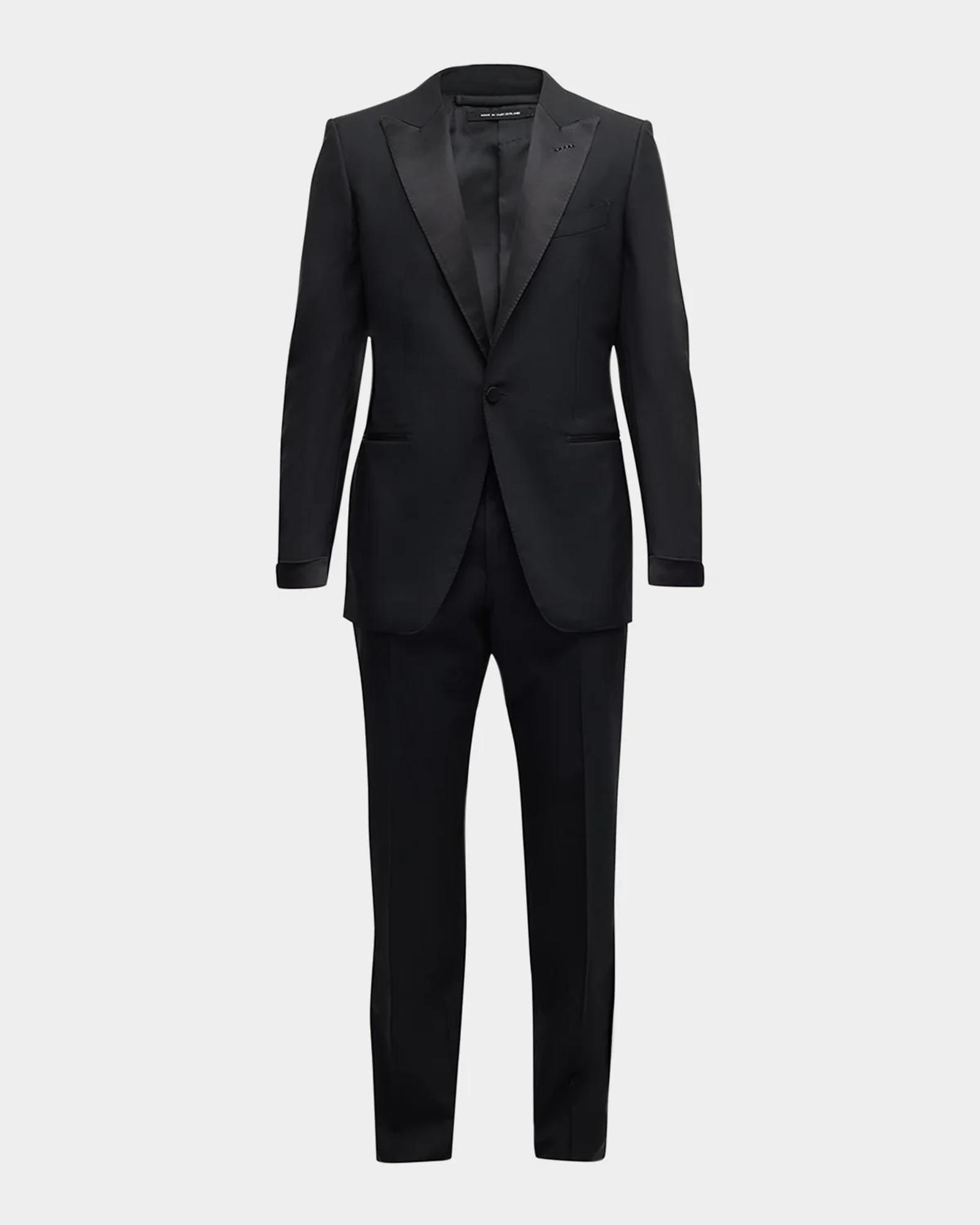TOM FORD Men s Peak Lapel Wool Tuxedo Neiman Marcus