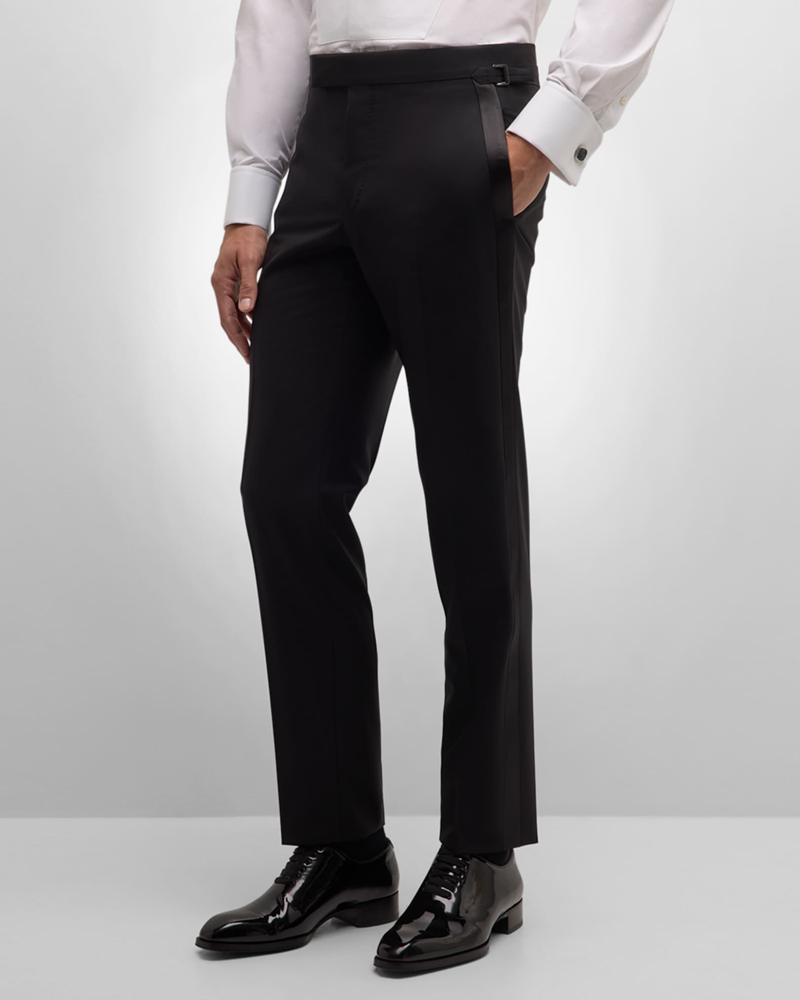 Tom Ford Men s O Connor Formal Pants Black Men s 38R Pants Shorts Twill Chino Pants