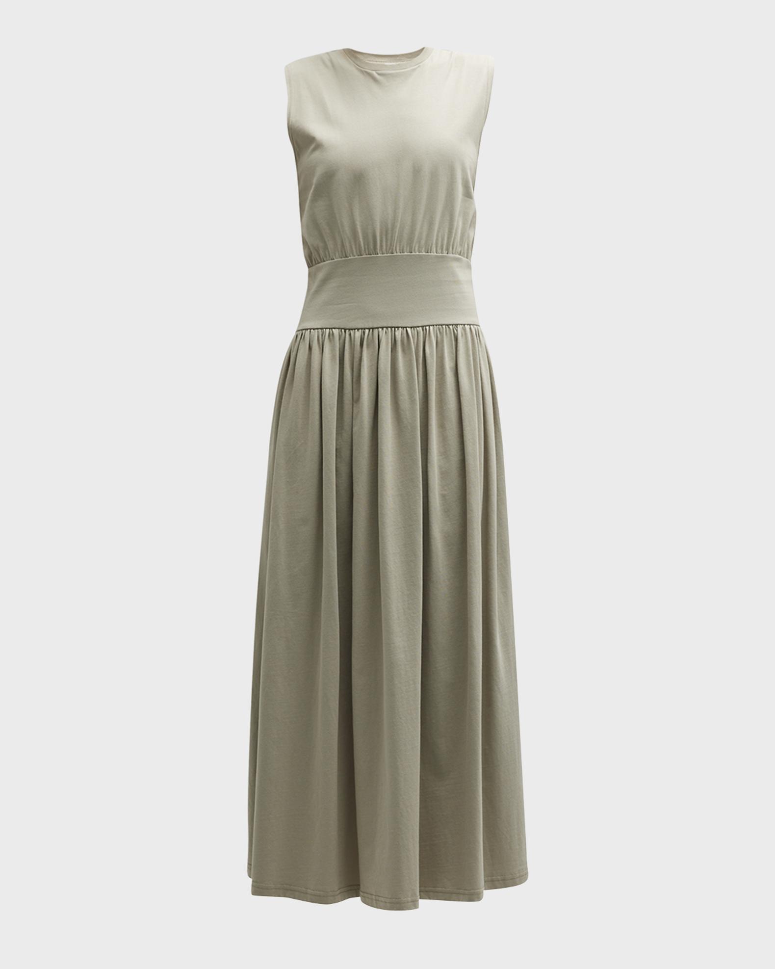 Sleeveless Cotton Tee Dress