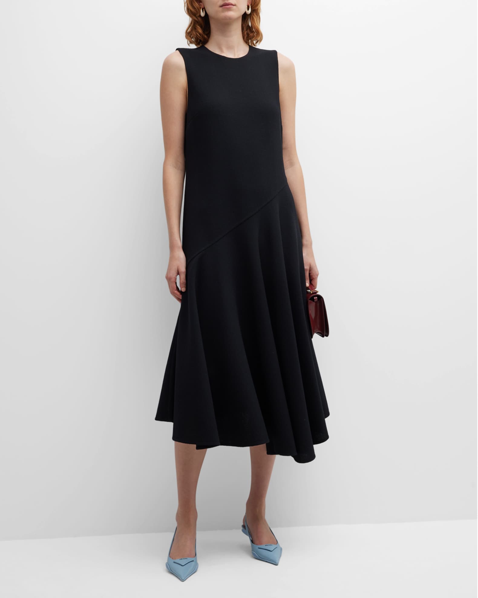 Louis Vuitton, Dresses, Louis Vuitton Sleeveless V Logo Belted Aline Dress