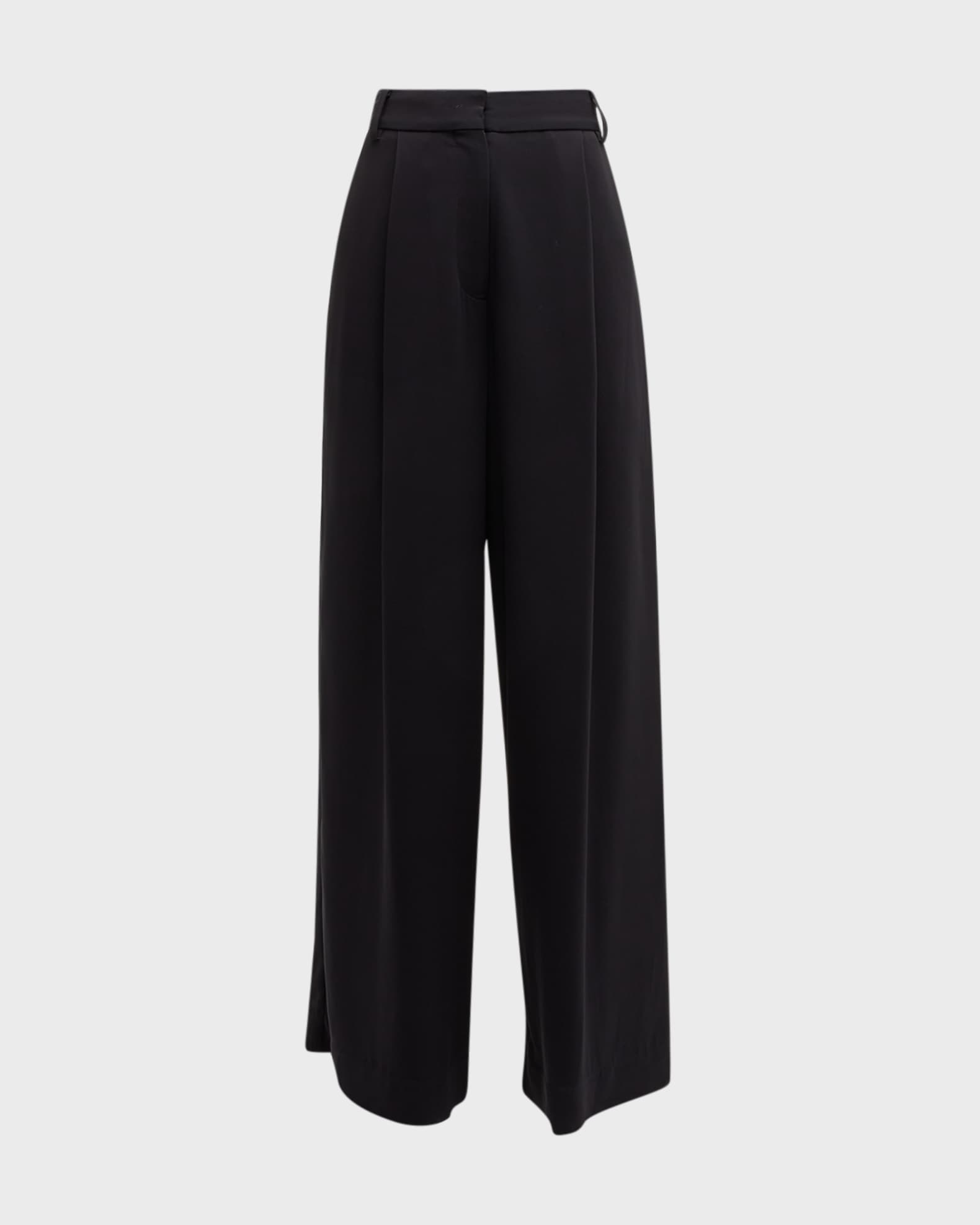 Co Pleated Wide-Leg Trousers | Neiman Marcus