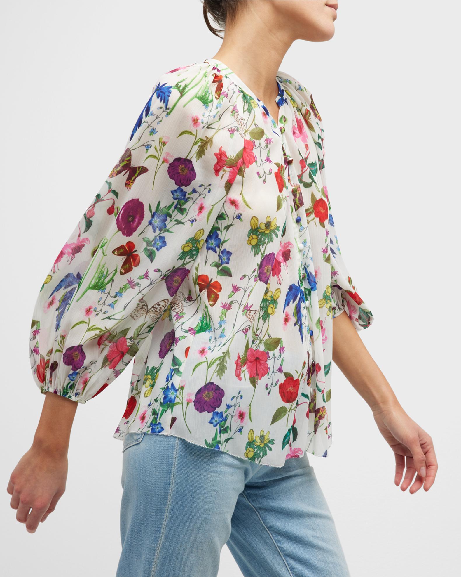 Teagan Blouse - Twilight Aster