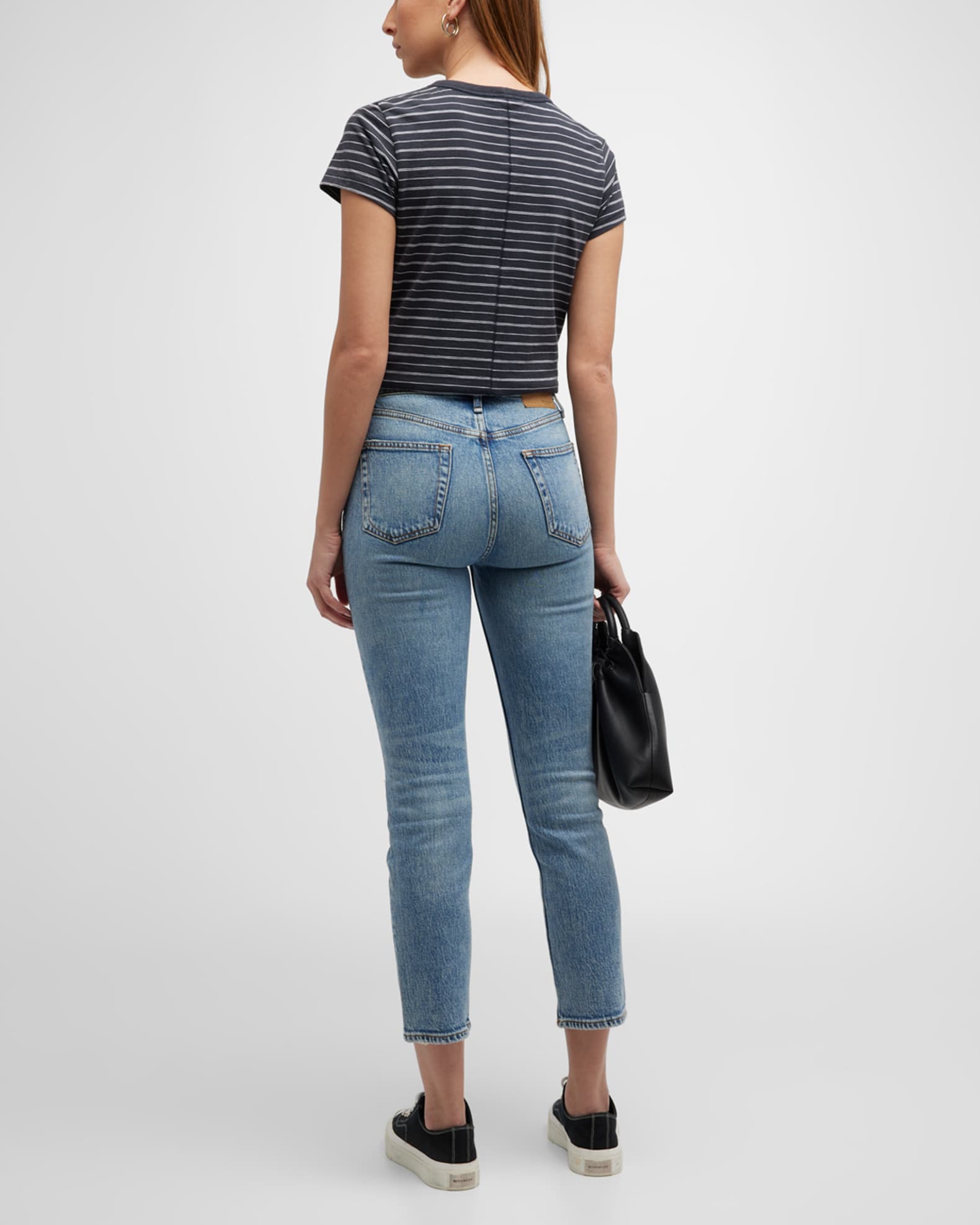 Rag & Bone Wren Distressed Slim Straight Jeans | Neiman Marcus